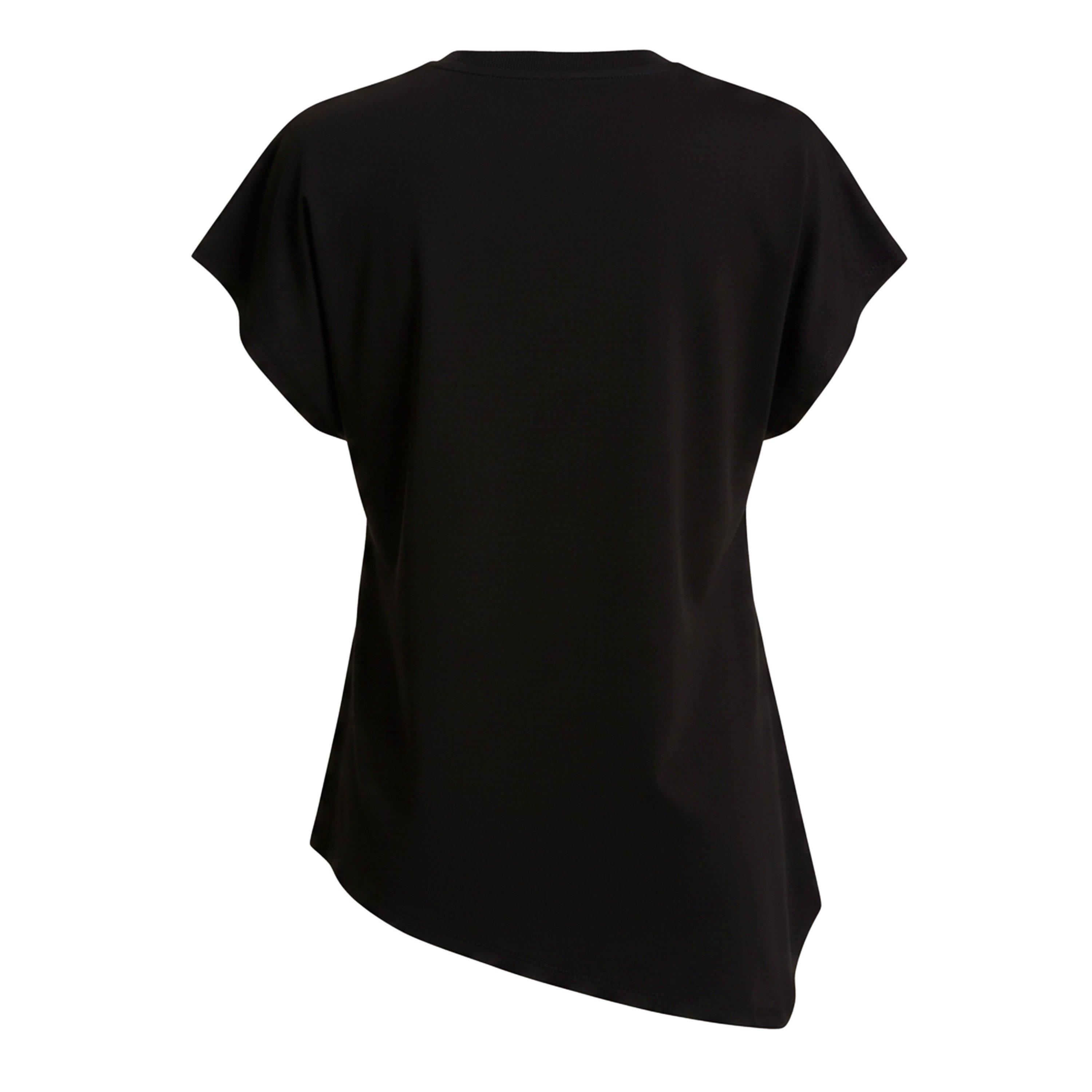BLACK - Ted Baker - Womens Metal Trim T-Shirt - 2