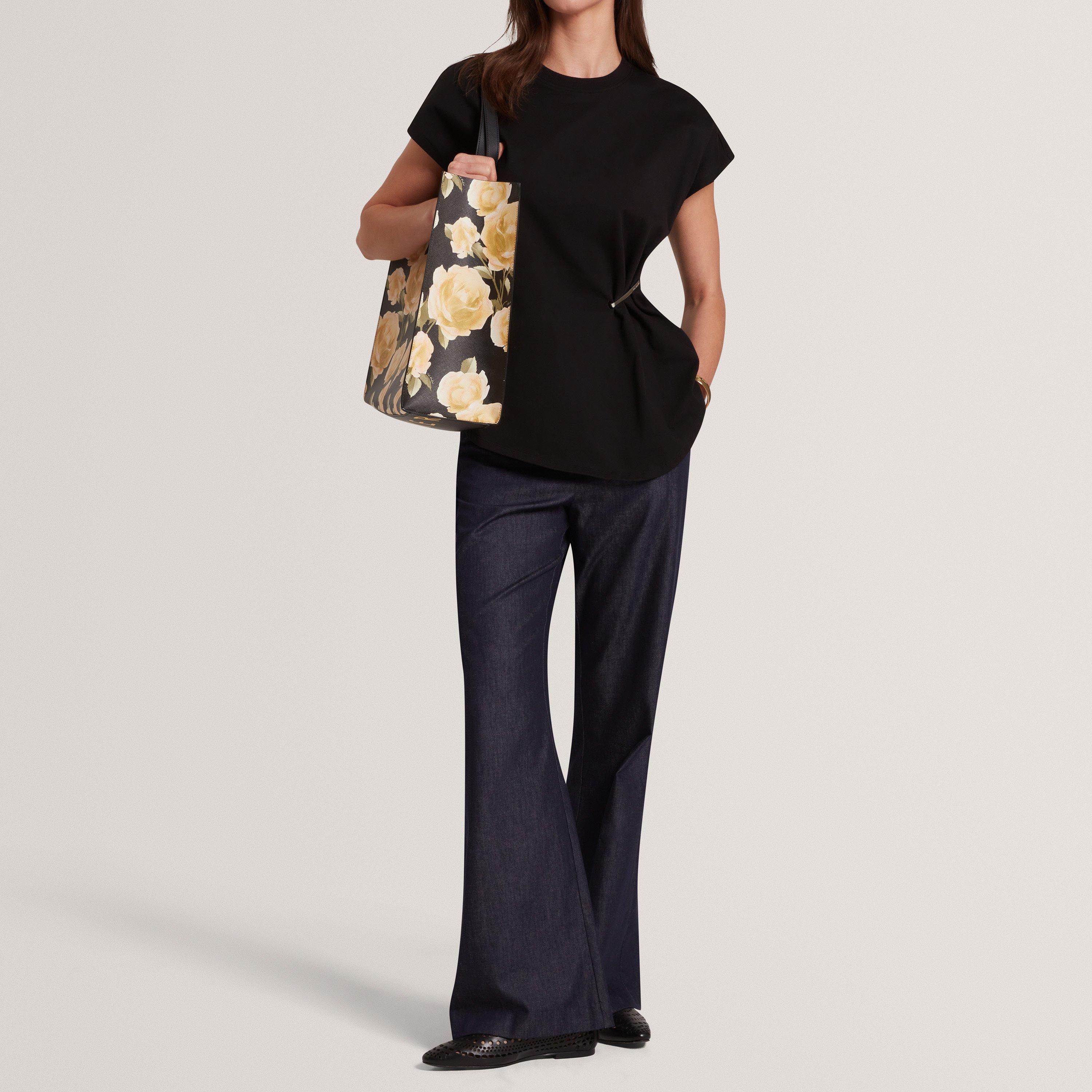 BLACK - Ted Baker - Womens Metal Trim T-Shirt - 6