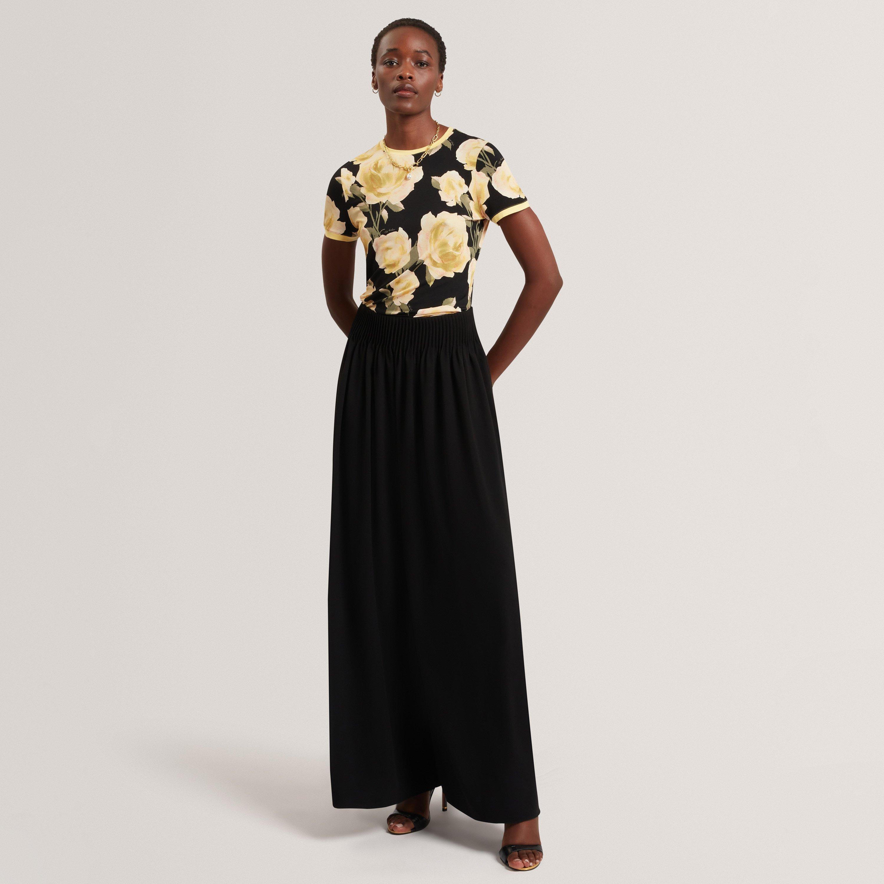 ZWART - Ted Baker - Women's Floral Print T-Shirt - 6