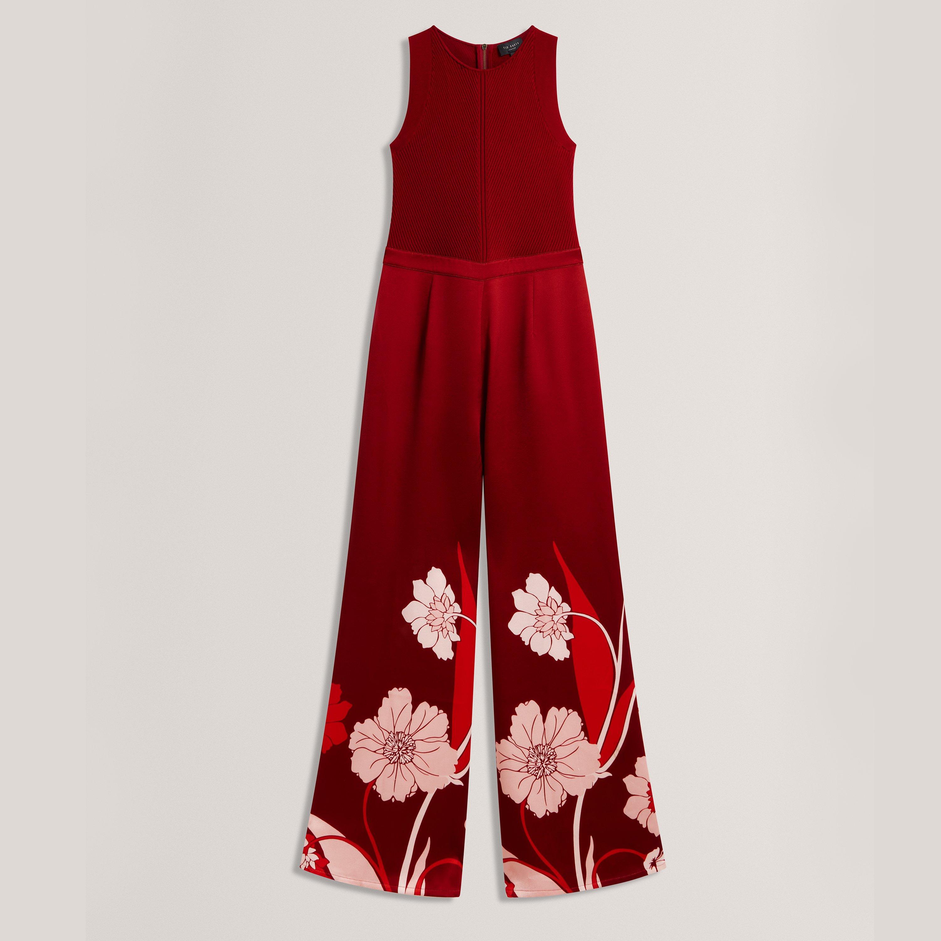 DK-RED - Ted Baker - Women's Floral Jumpsuit - 1