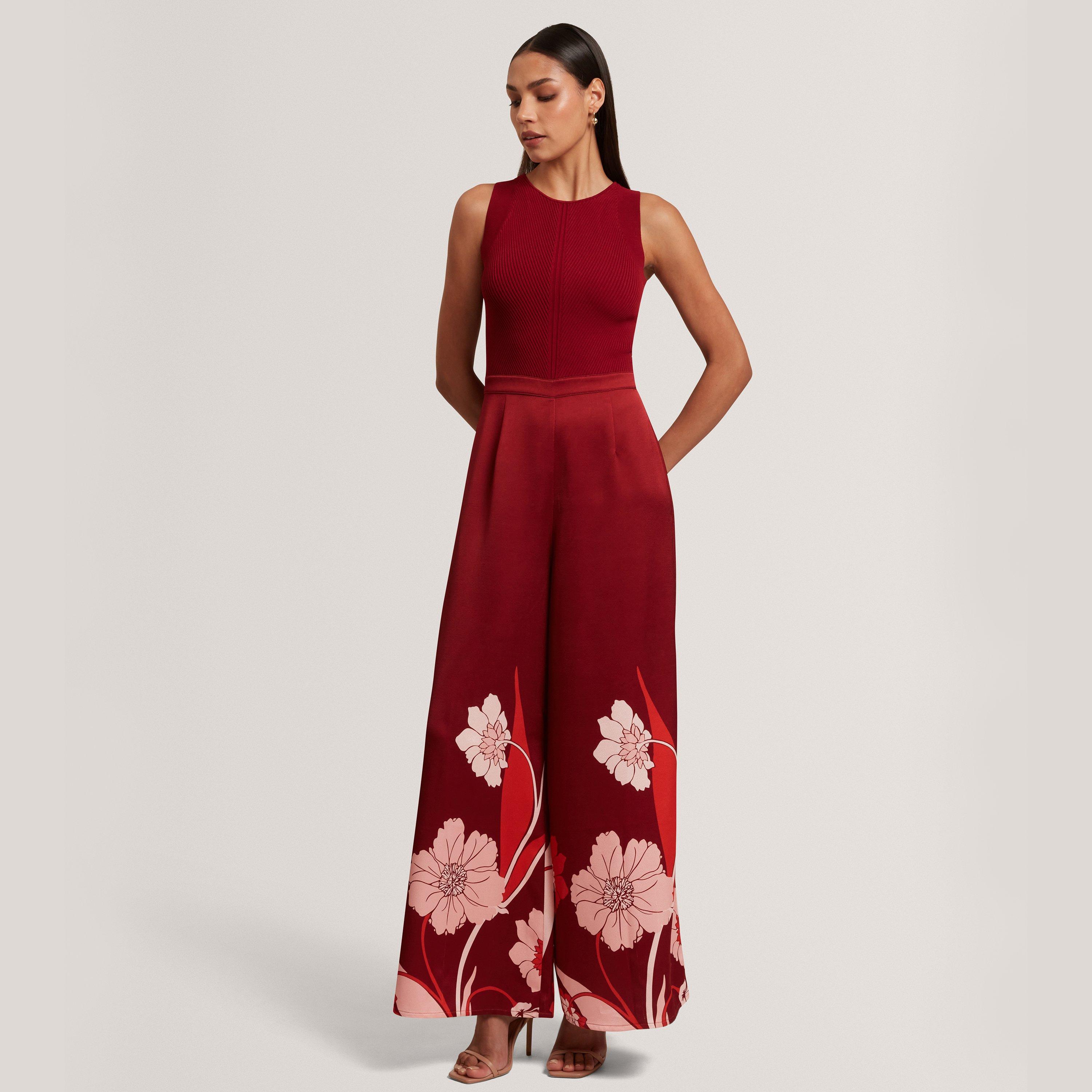 DK-RED - Ted Baker - Women's Floral Jumpsuit - 2