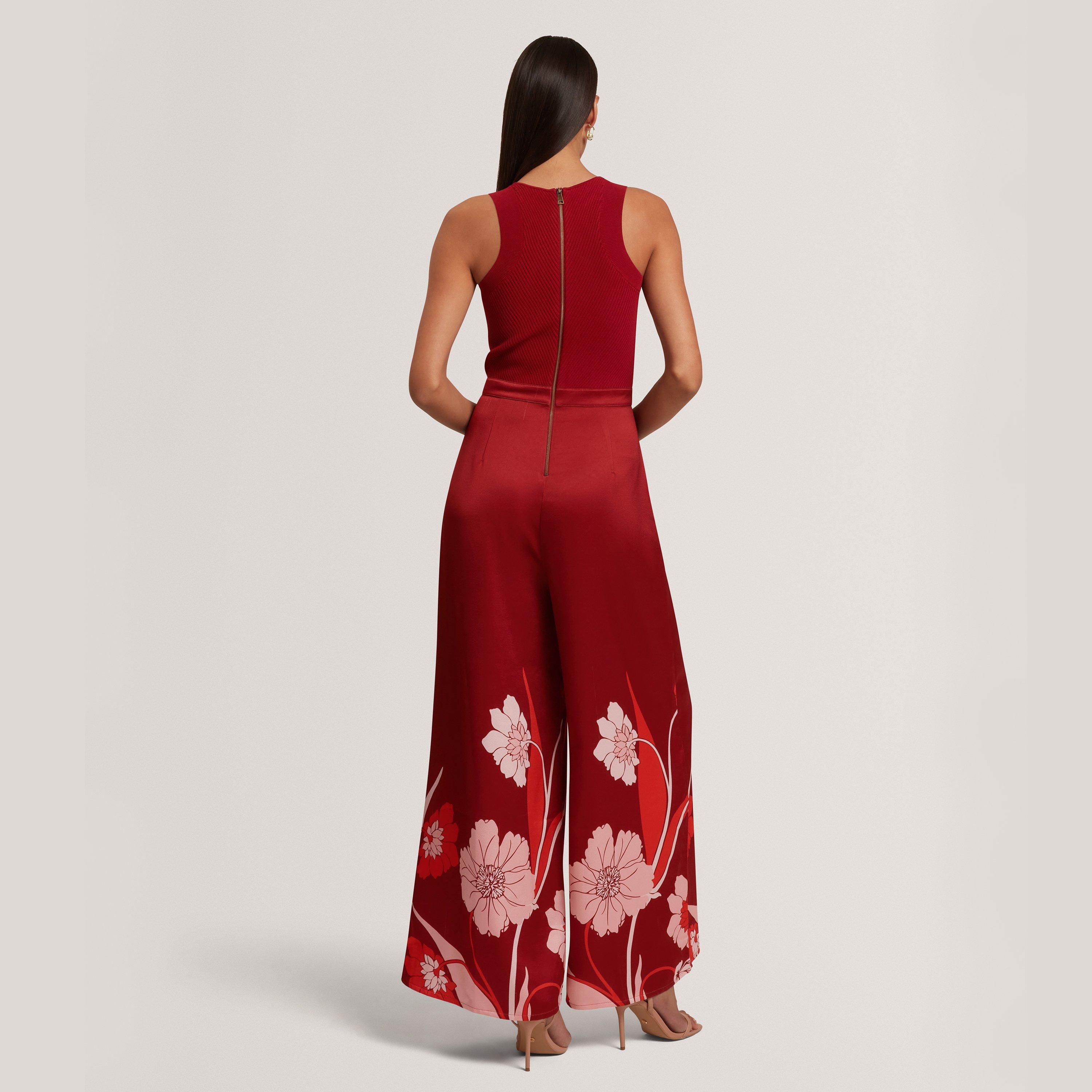 DK-RED - Ted Baker - Women's Floral Jumpsuit - 3