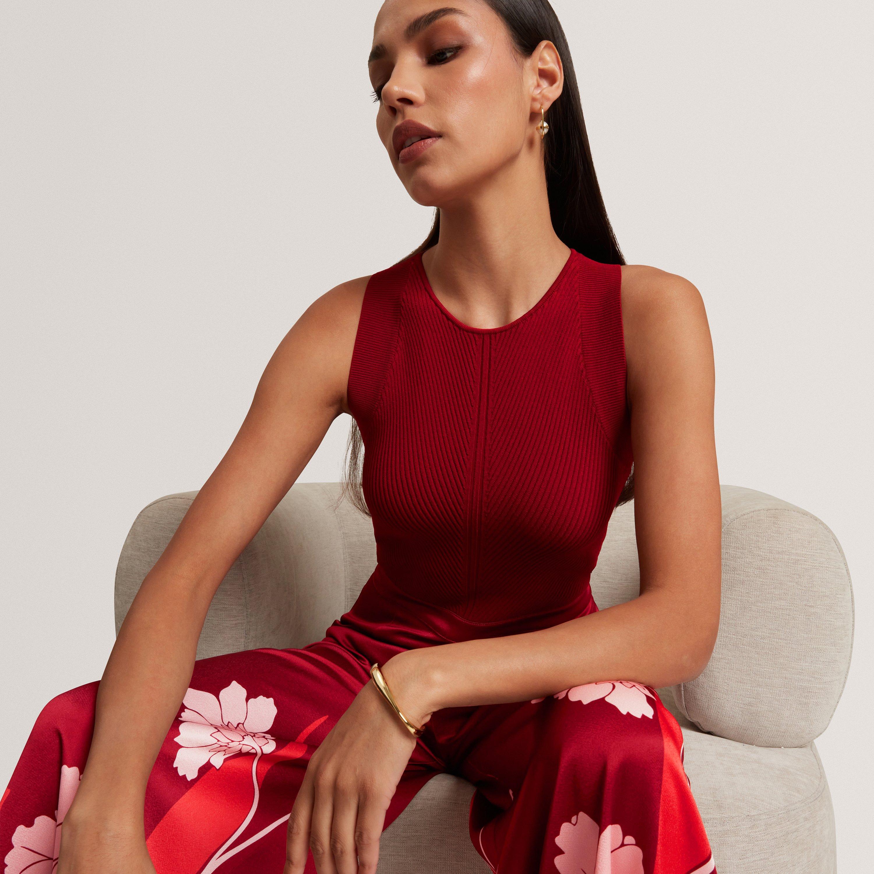 DK-RED - Ted Baker - Women's Floral Jumpsuit - 5