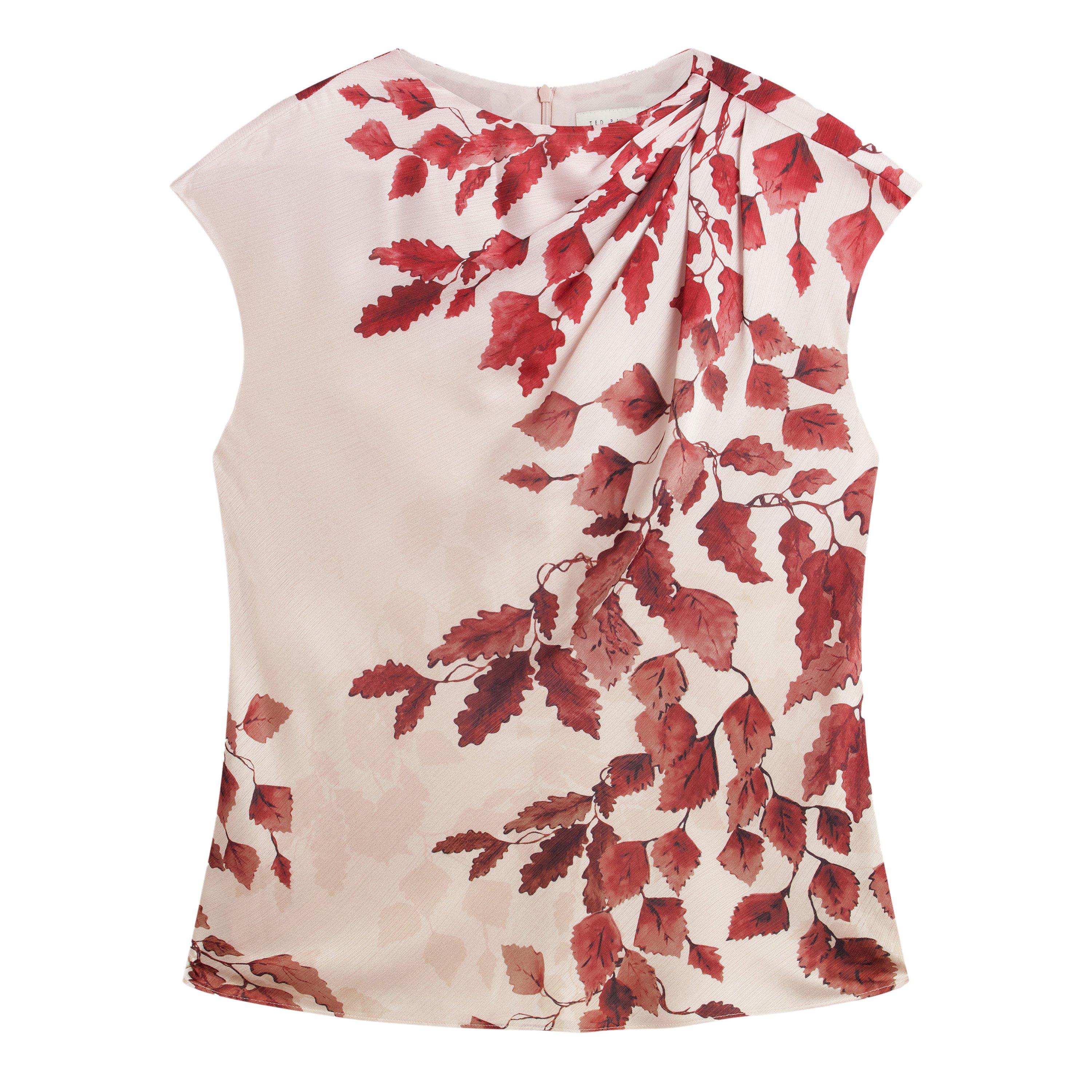 ROSEGOLD - Ted Baker - Women's Printed Drape Top - 1