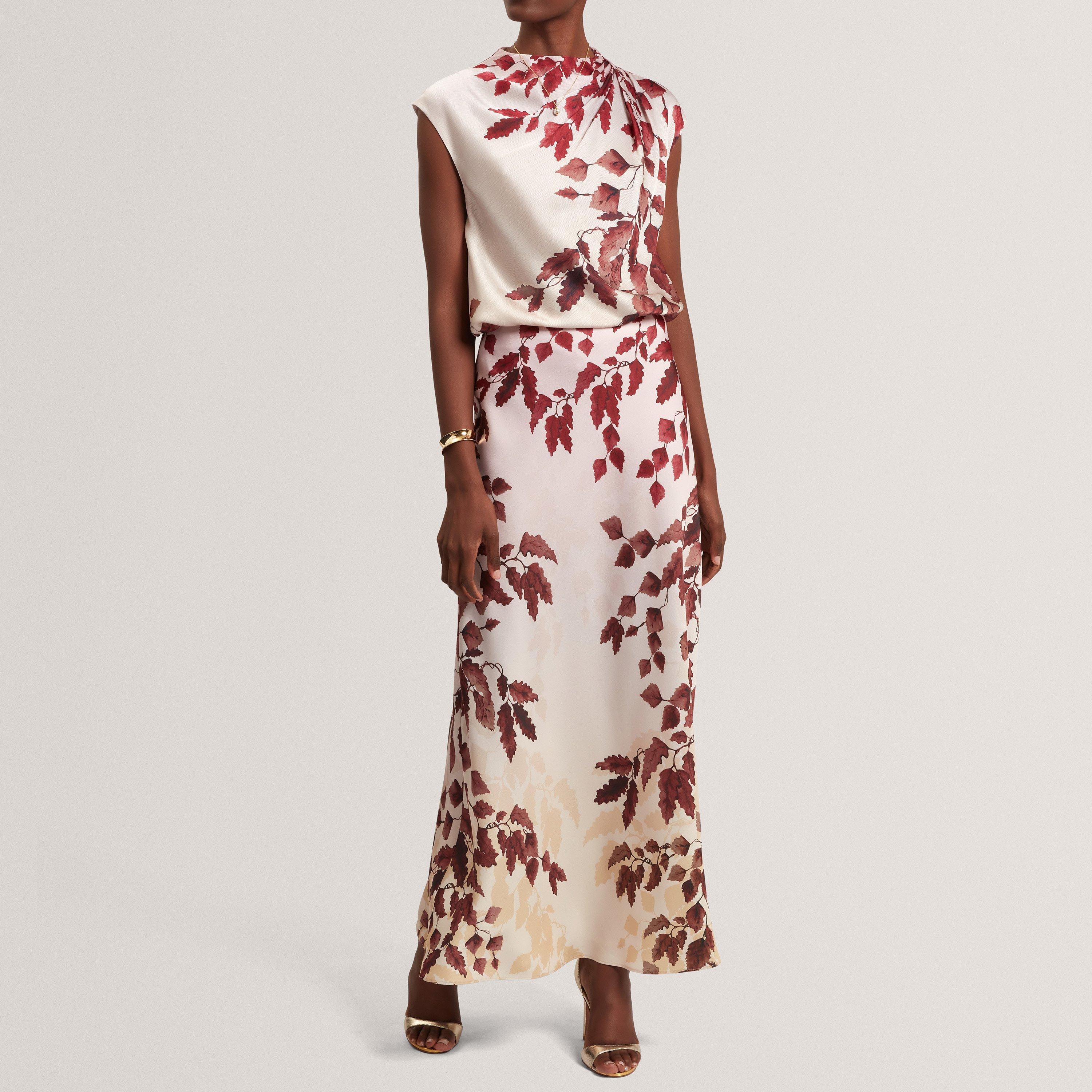 ROSEGOLD - Ted Baker - Women's Printed Drape Top - 6
