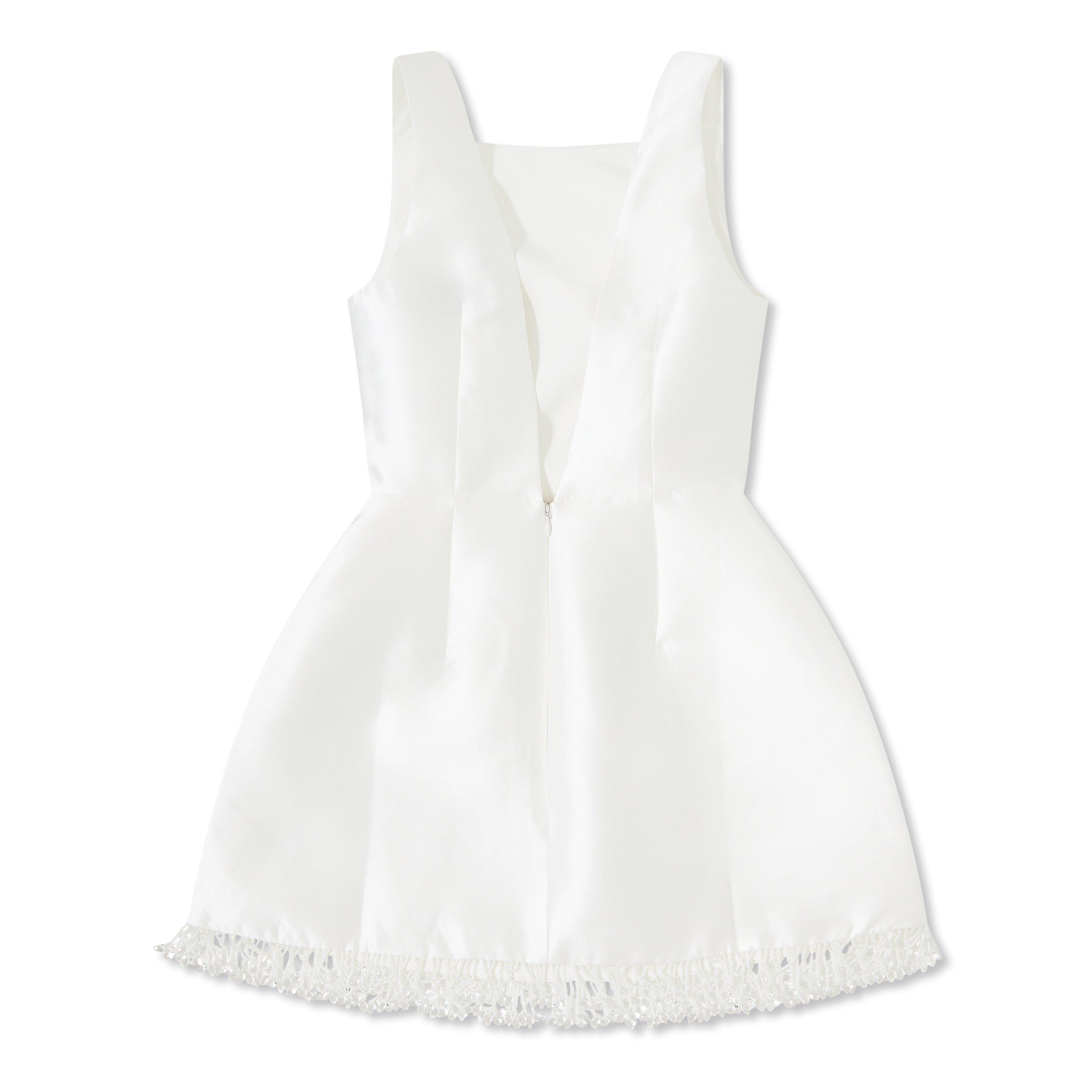 White - Odd Muse - Women's Embellished Mini Dress - 2