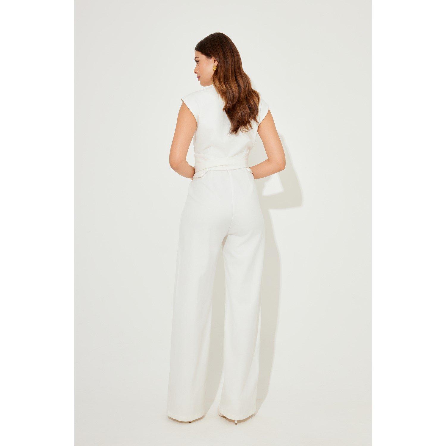 White - Odd Muse - Women's Jumpsuit - 3