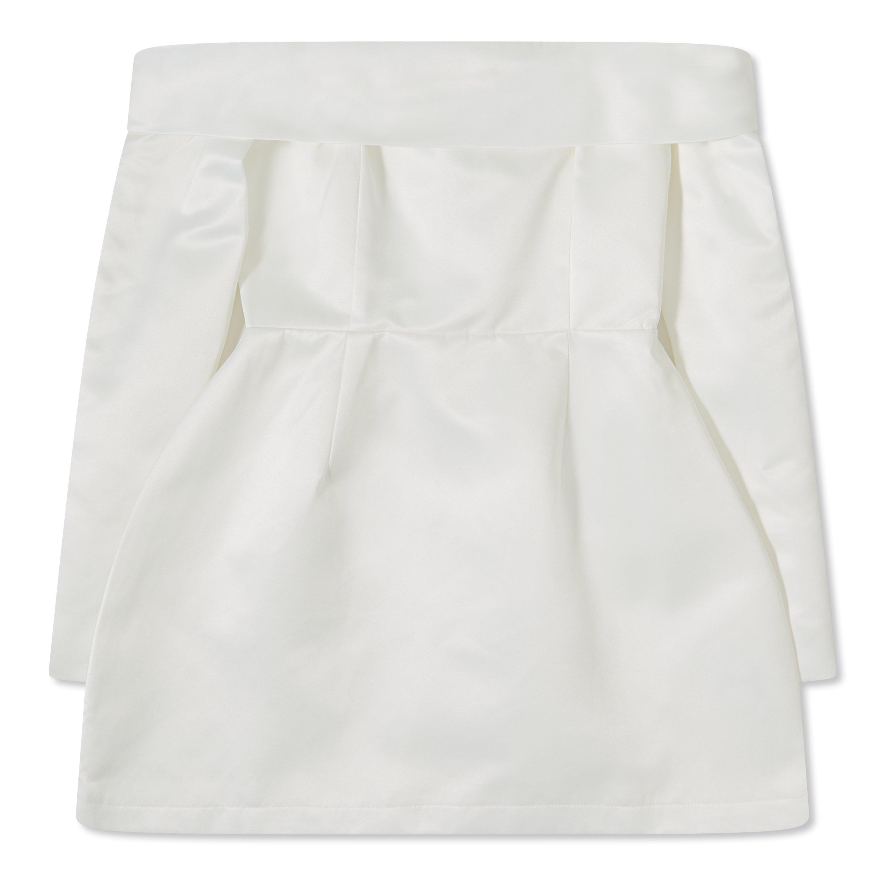 Odd Muse Odd Mus Satin Bardot T - White - XXS