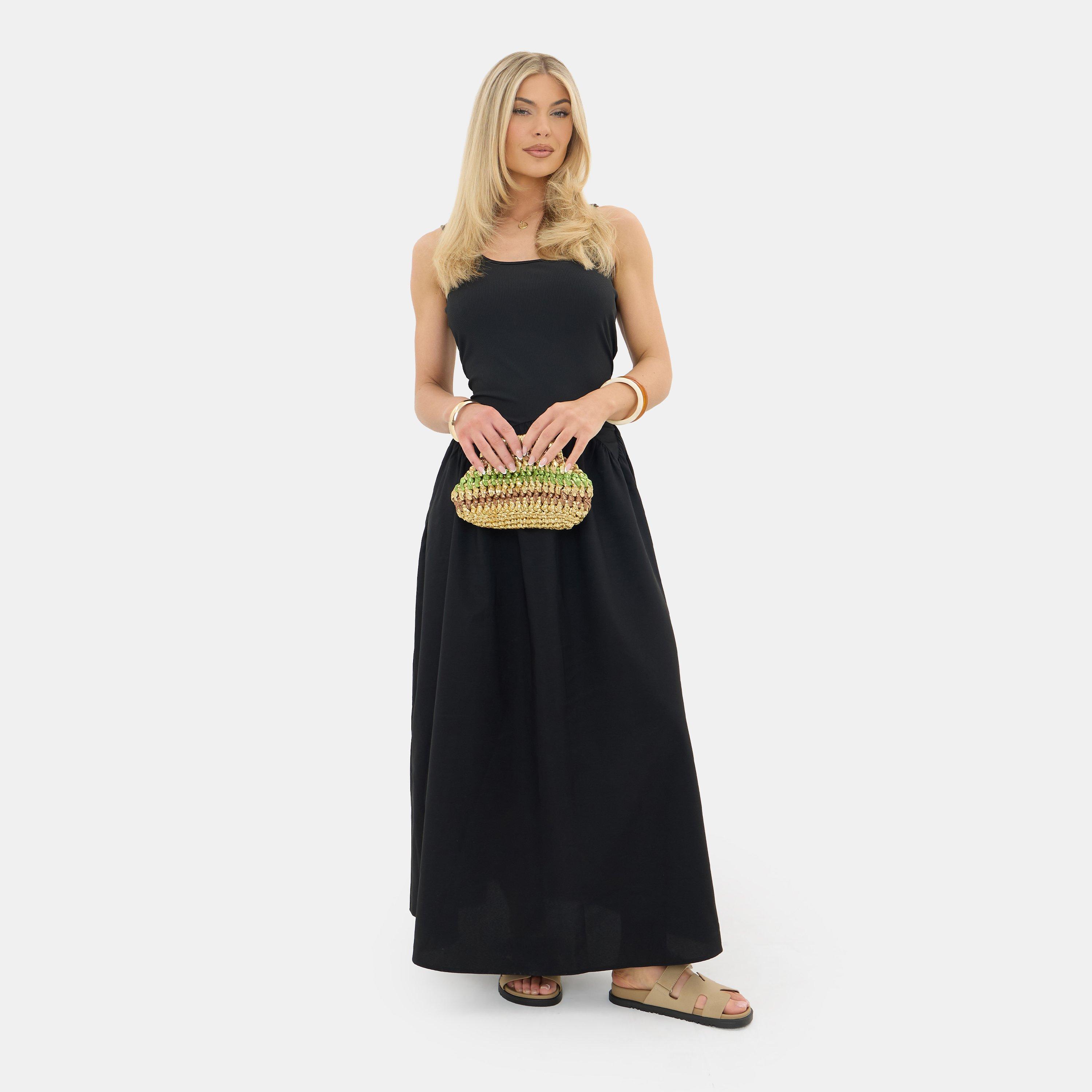 Preto - I Saw It First - Jersey Woven Maxi Dress - 1