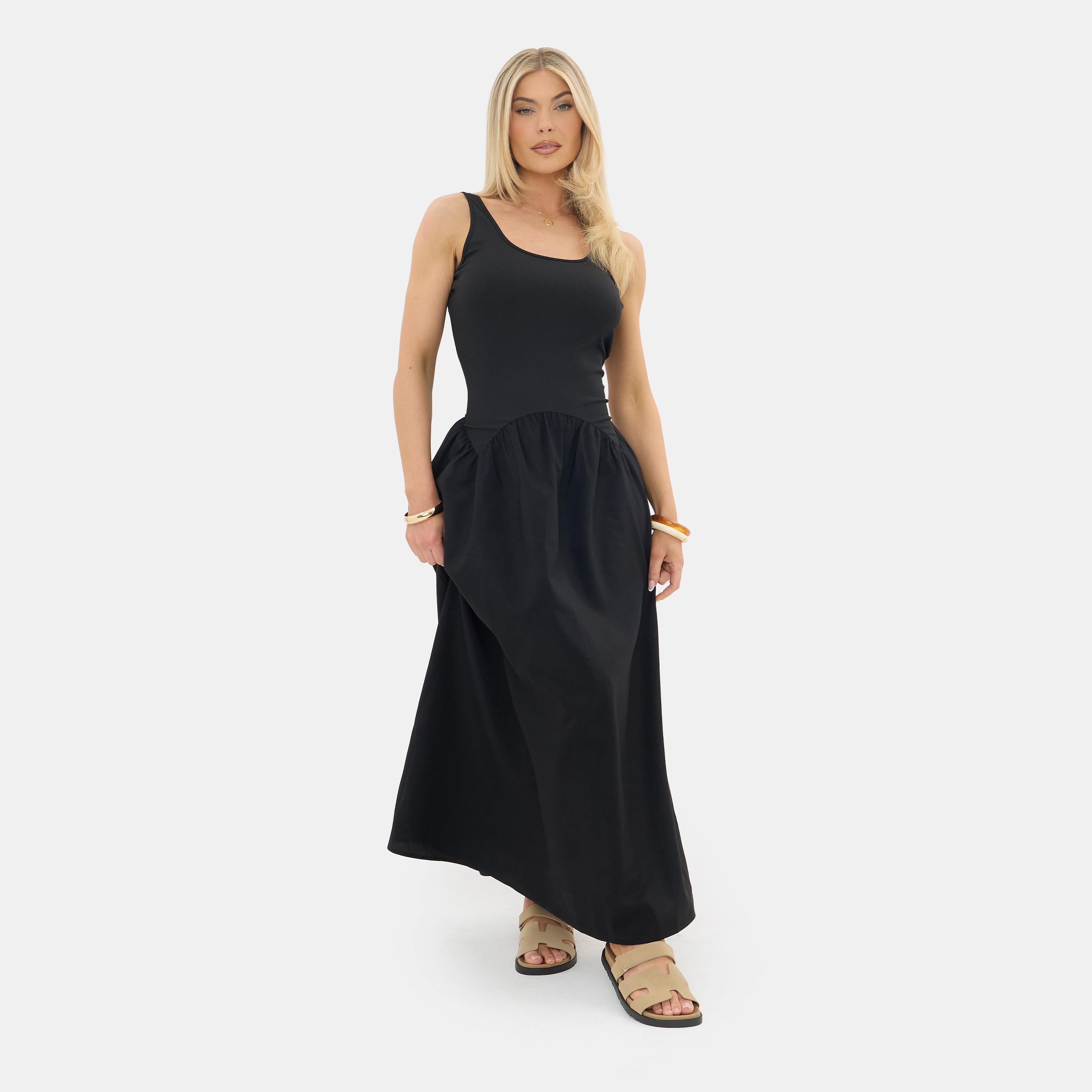 Preto - I Saw It First - Jersey Woven Maxi Dress - 2