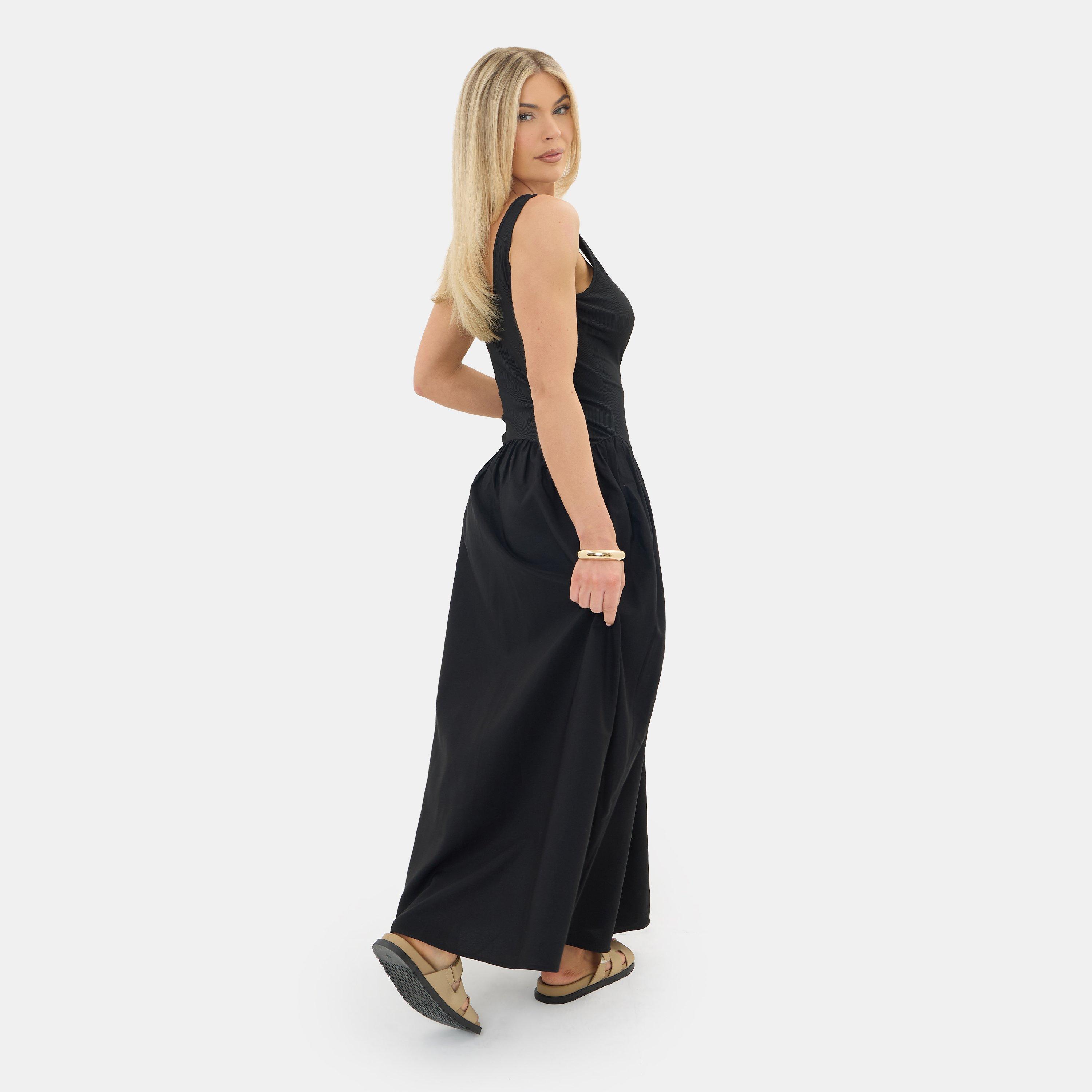 Preto - I Saw It First - Jersey Woven Maxi Dress - 4