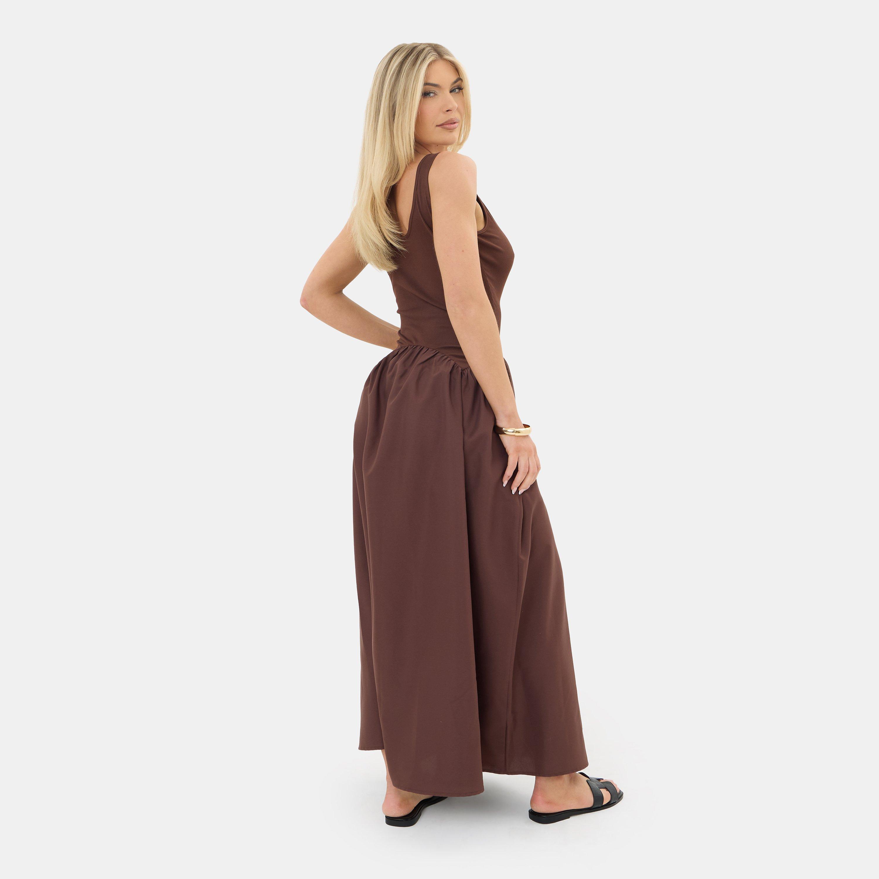 Castanho - I Saw It First - Jersey Woven Maxi Dress - 5