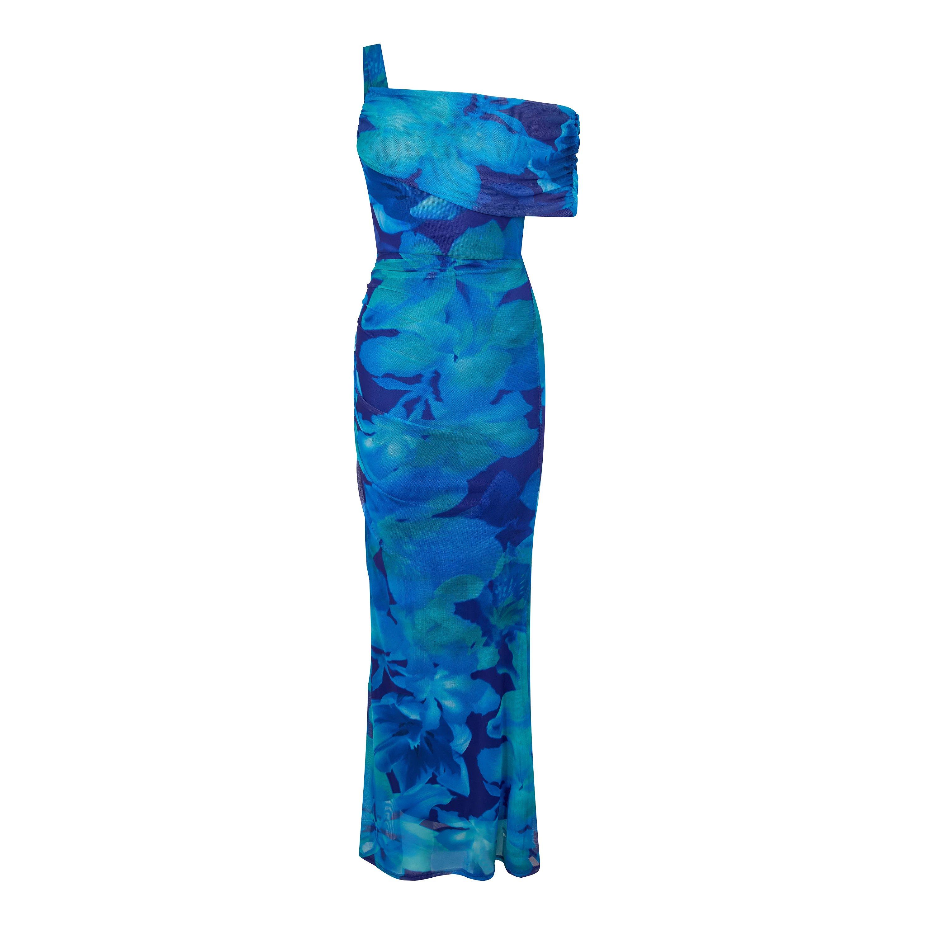 I Saw It First Women's Printed Mesh Maxi Dress - Mutli - 16 (XL)