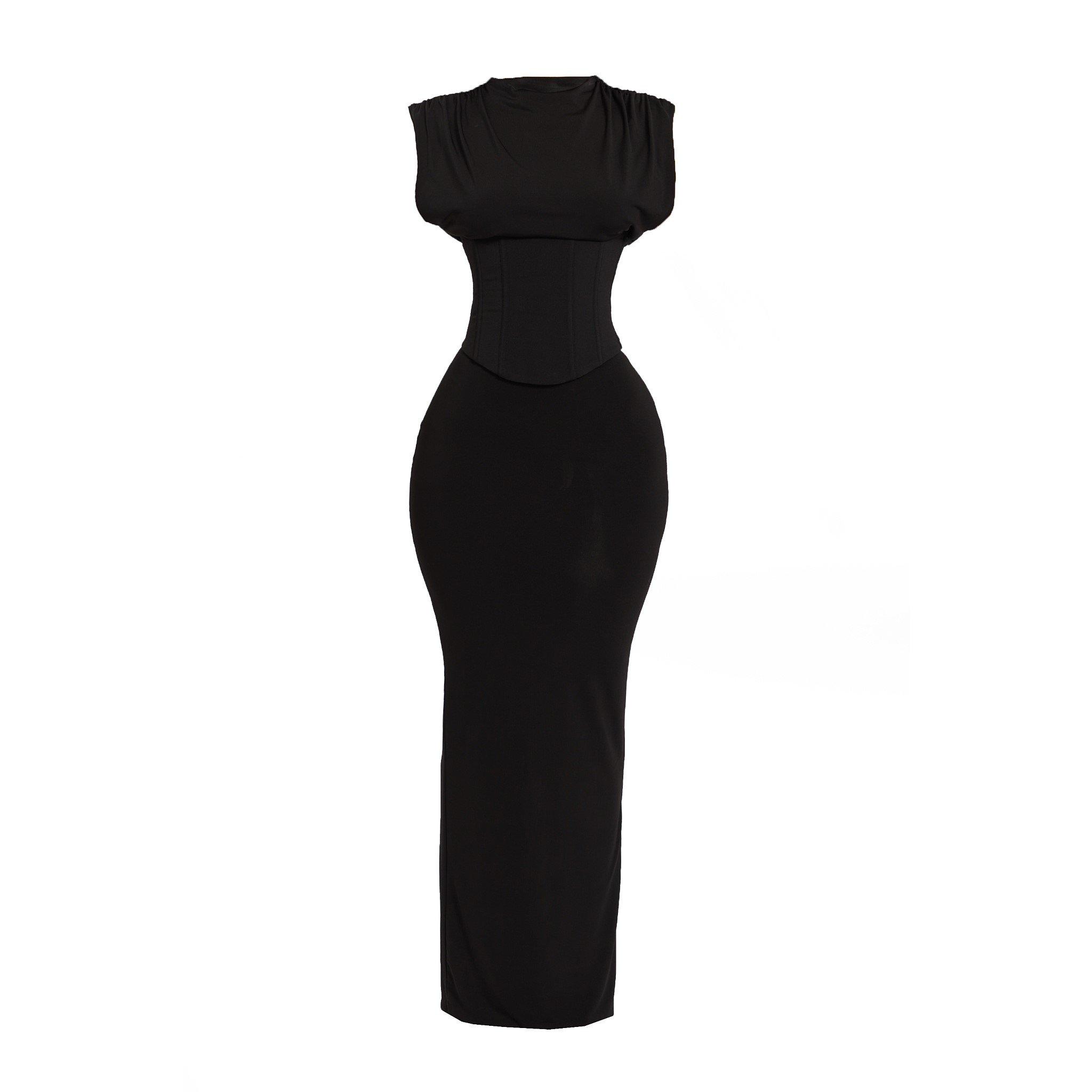Black - Mars The Label - Women's Sandra Maxi Long Dress - 5