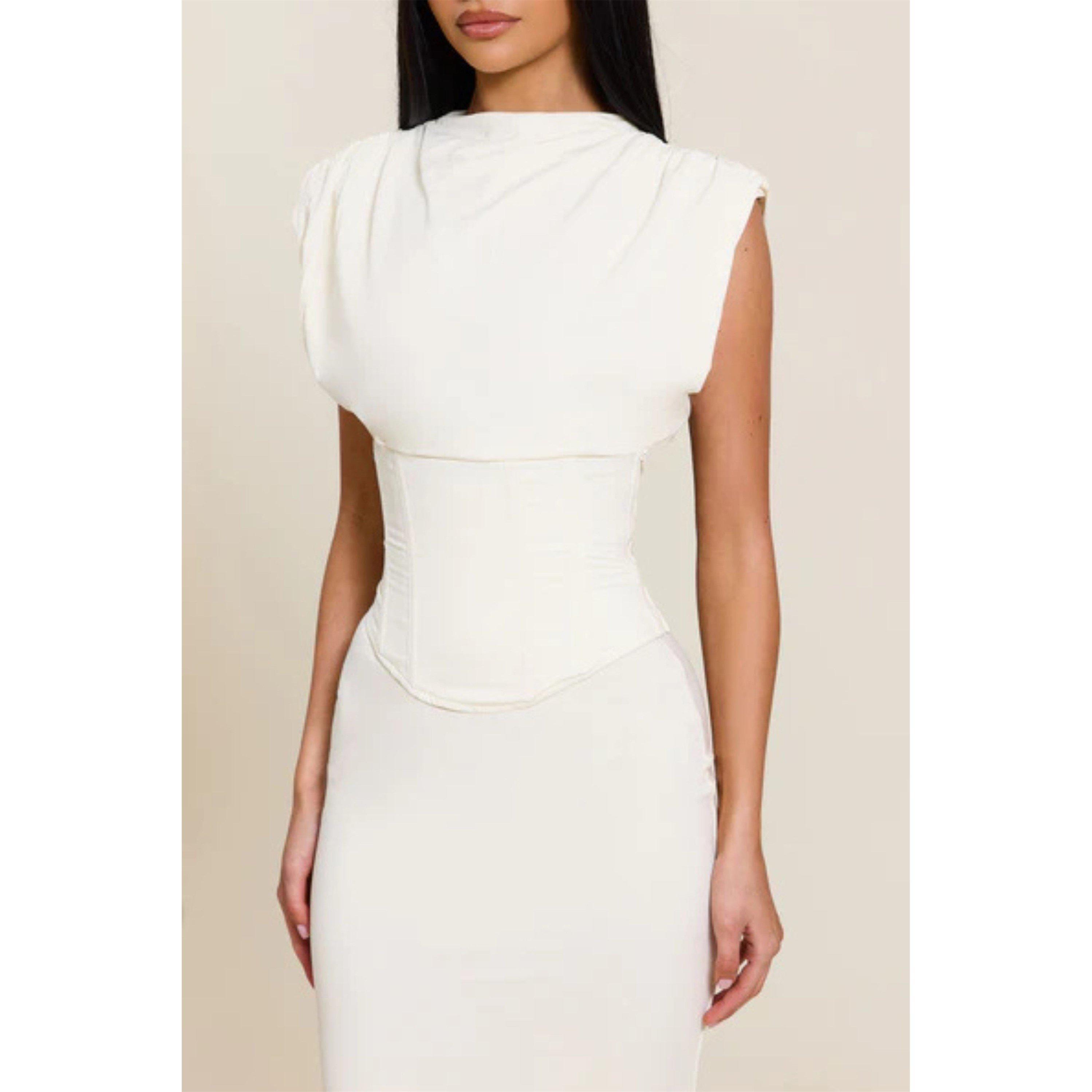 Cream - Mars The Label - Women's Sandra Maxi Long Dress - 4
