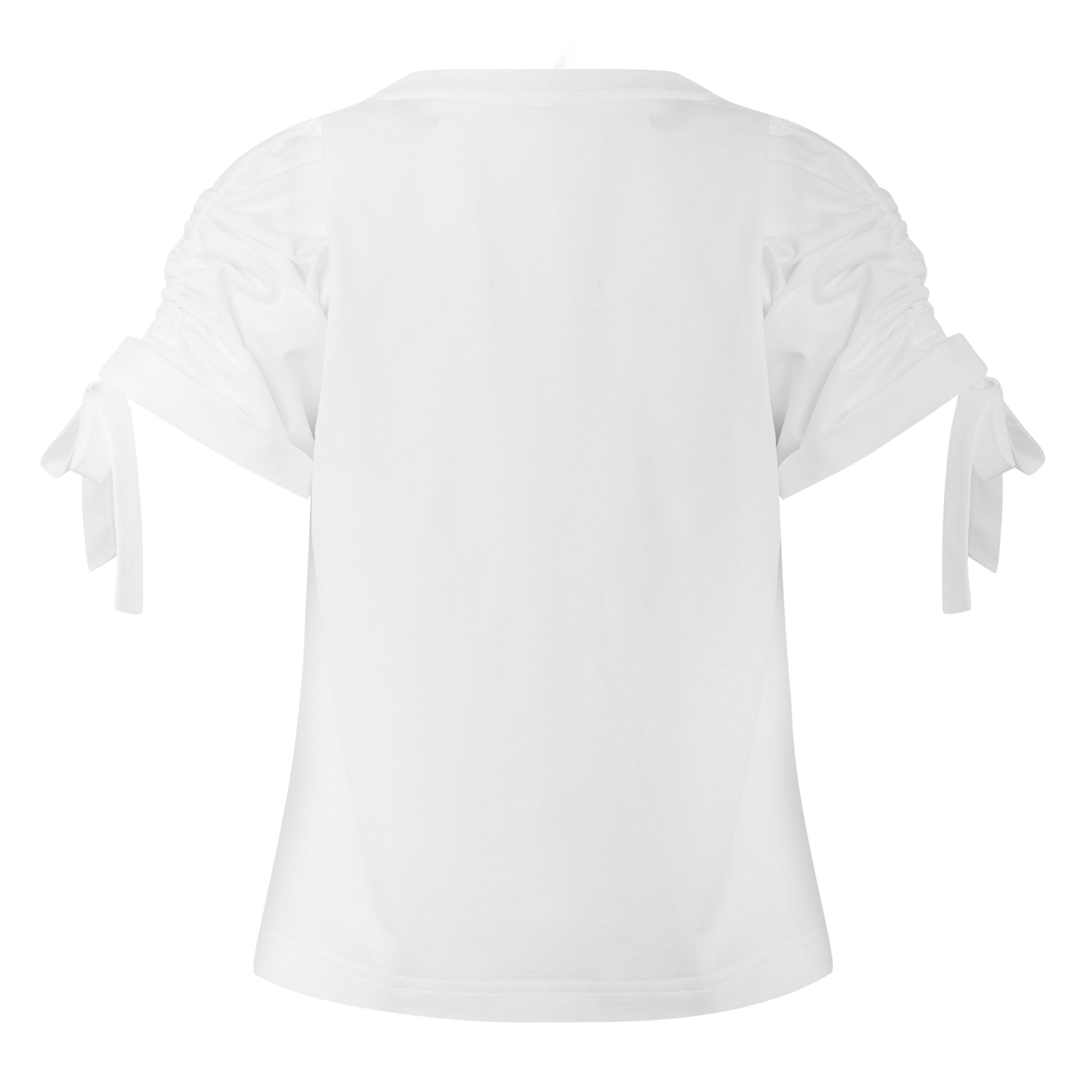 White - GIVENCHY - GIV Bow T-Shirt Ld64 - 2