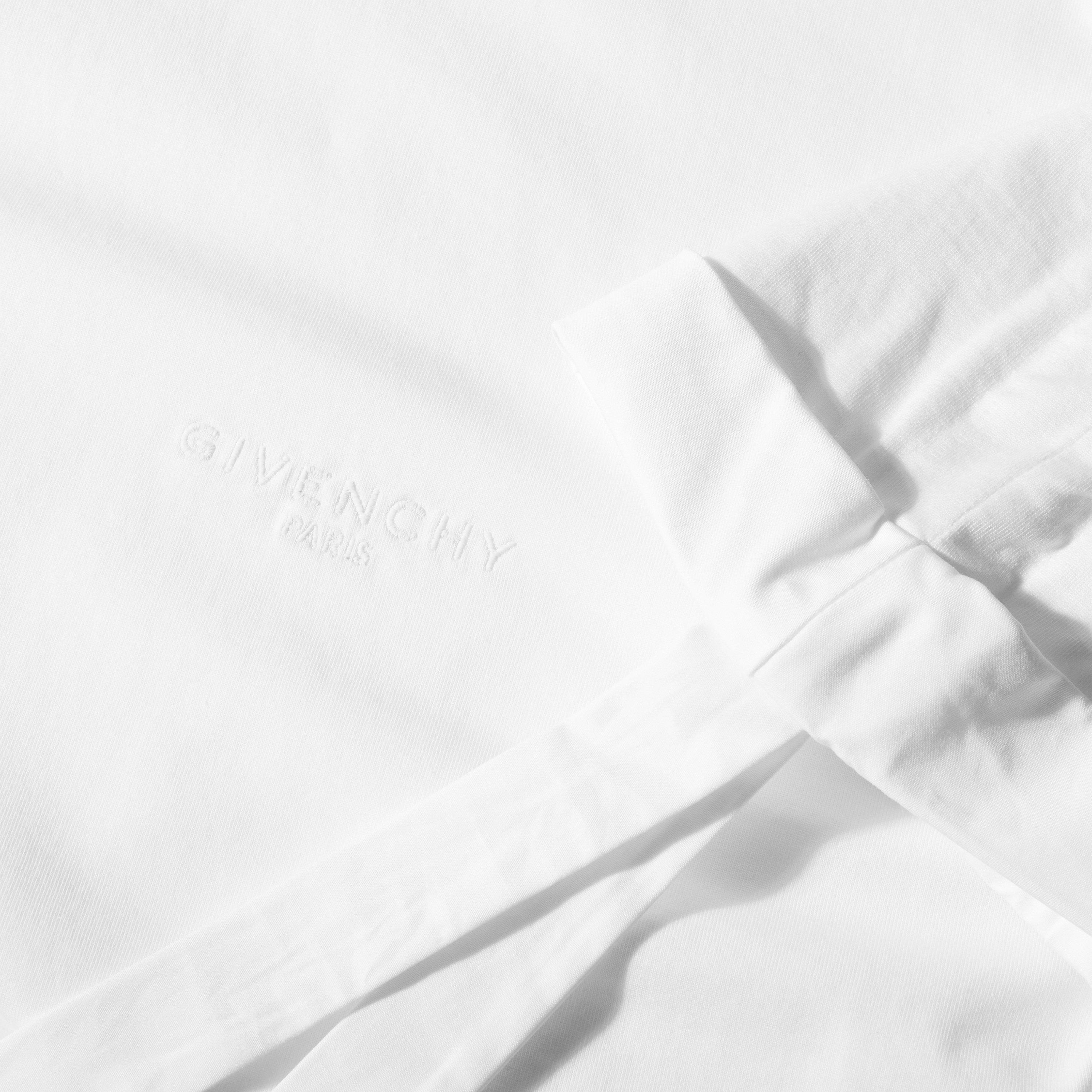 White - GIVENCHY - GIV Bow T-Shirt Ld64 - 3