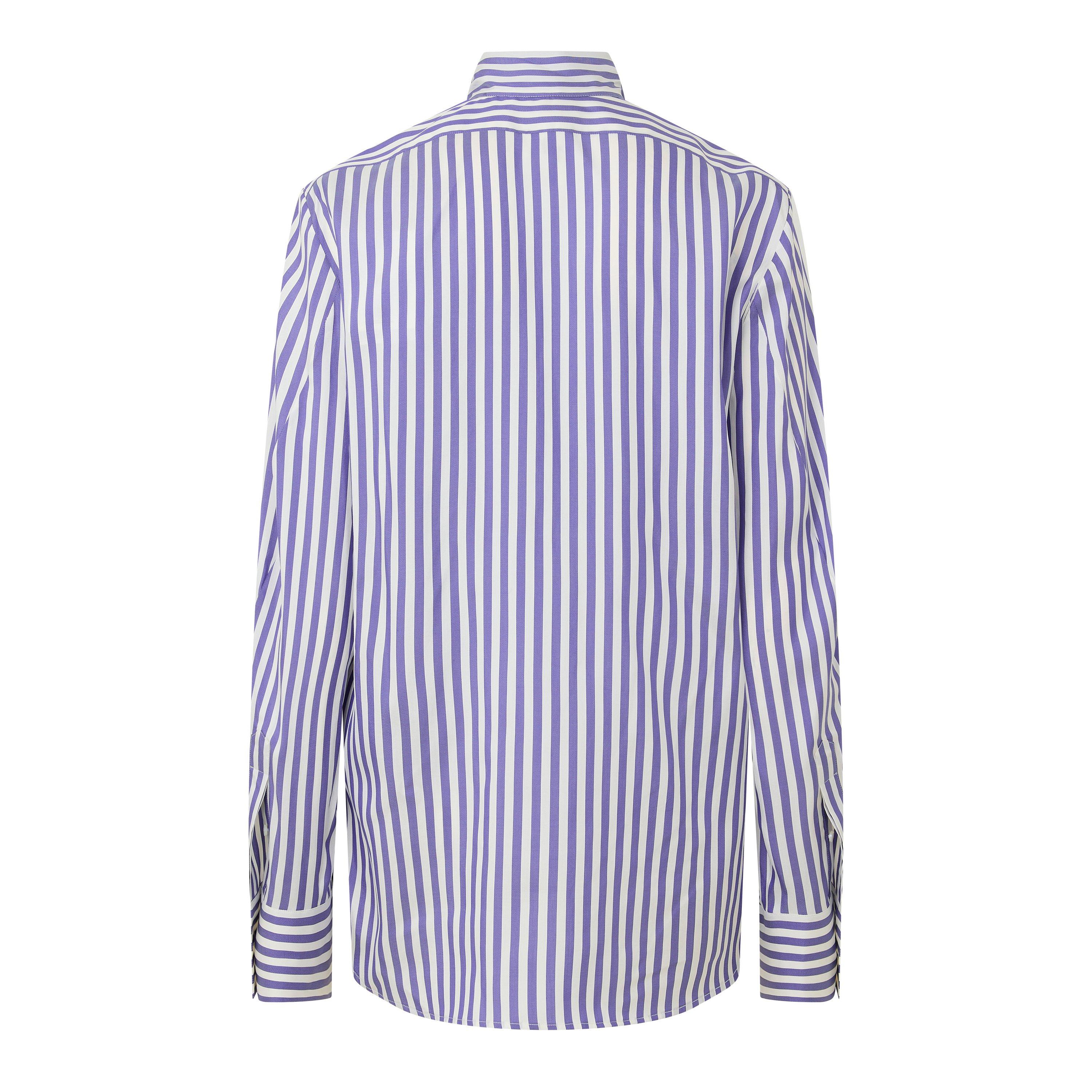 Elctrc Blue/Wht - GIVENCHY - GIV Bow Shirt Ld64 - 2