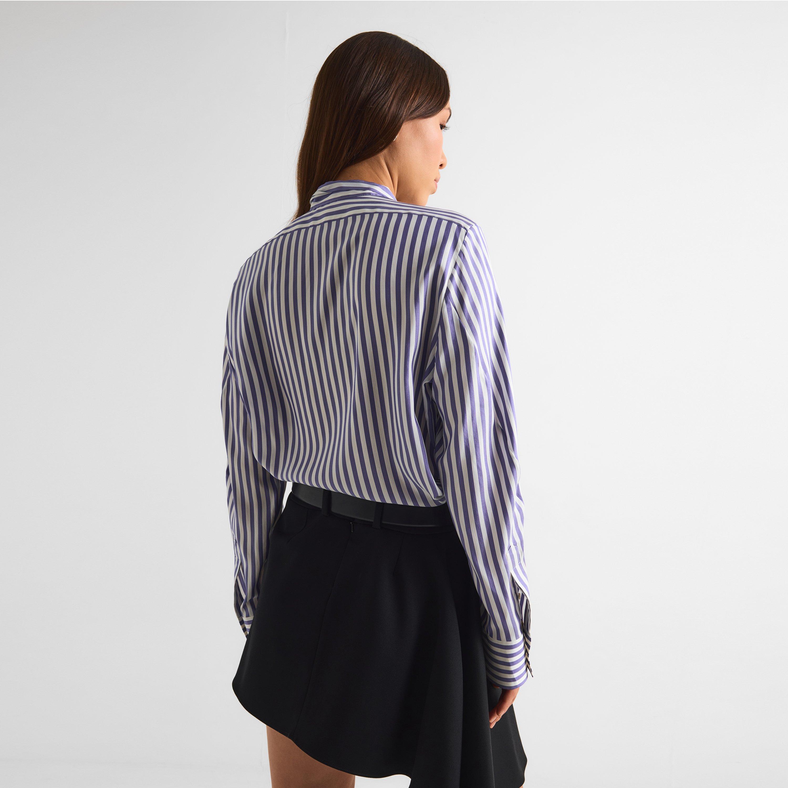 Elctrc Blue/Wht - GIVENCHY - GIV Bow Shirt Ld64 - 4