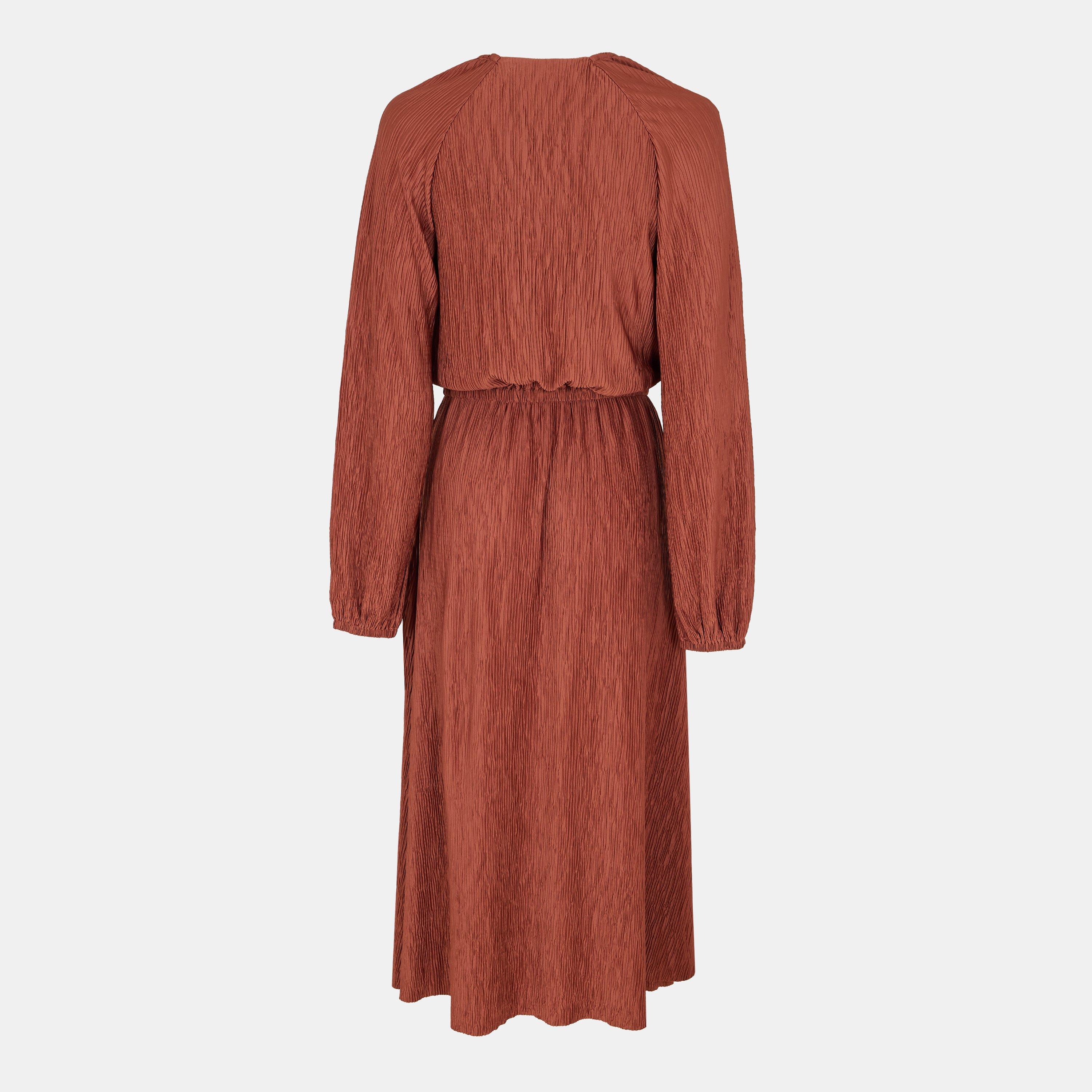 Russet Brown - French Connection - Women's Tessa Jersey Dress - 2
