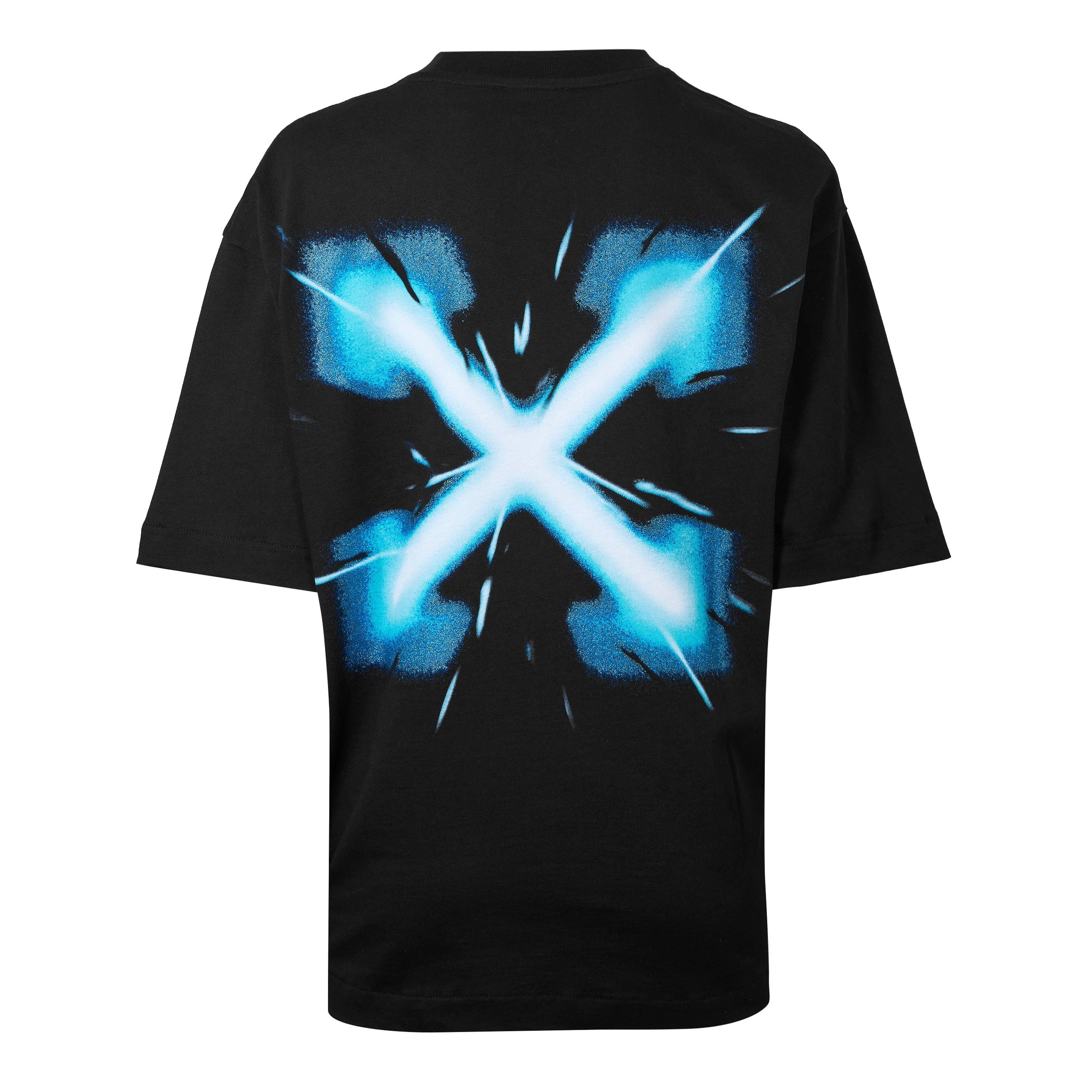Black/Blue - Off White - Womens x [UNVRS] Lightspeed Tee - 2