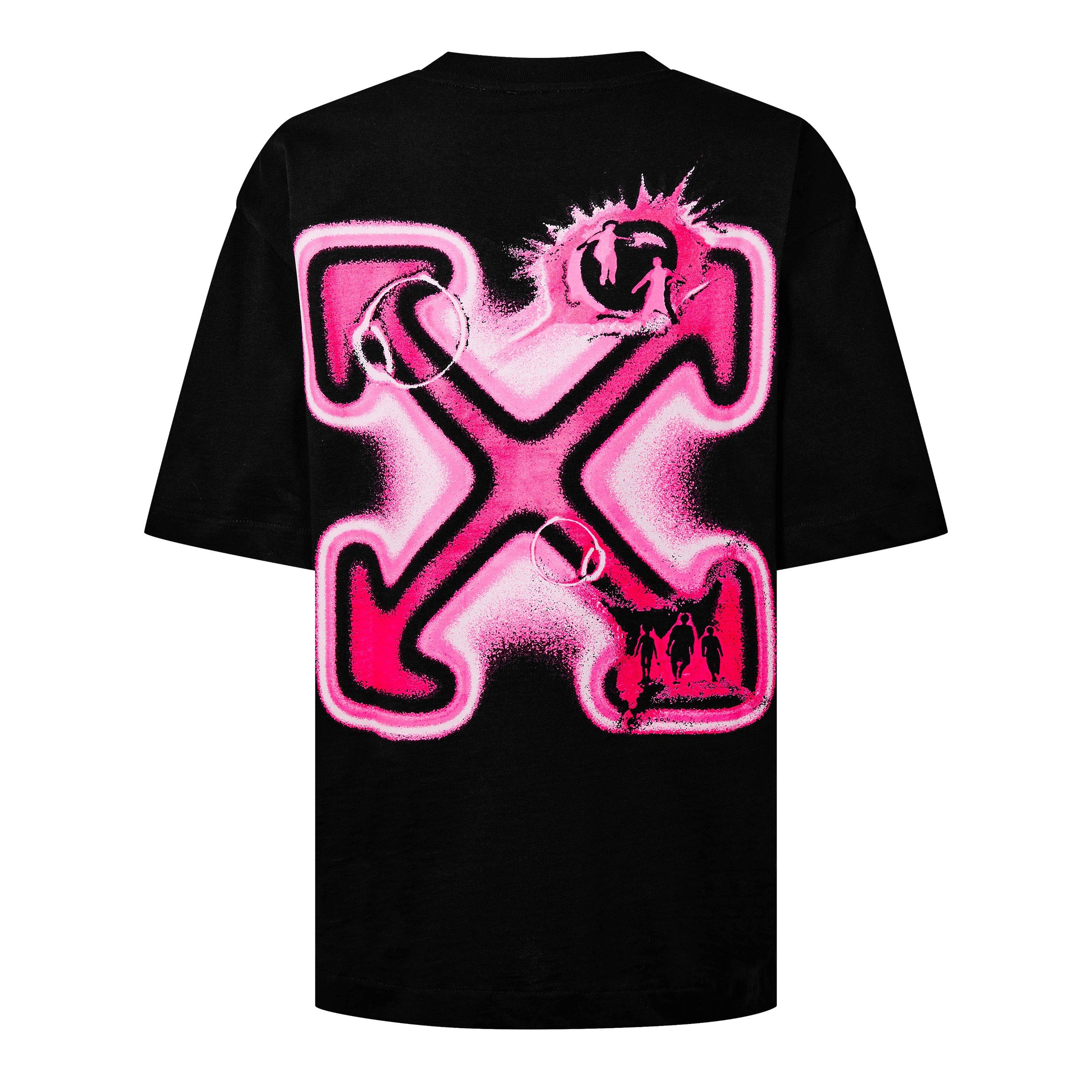 Black/Pink - Off White - Womens x [UNVRS] Lightspeed Tee - 2