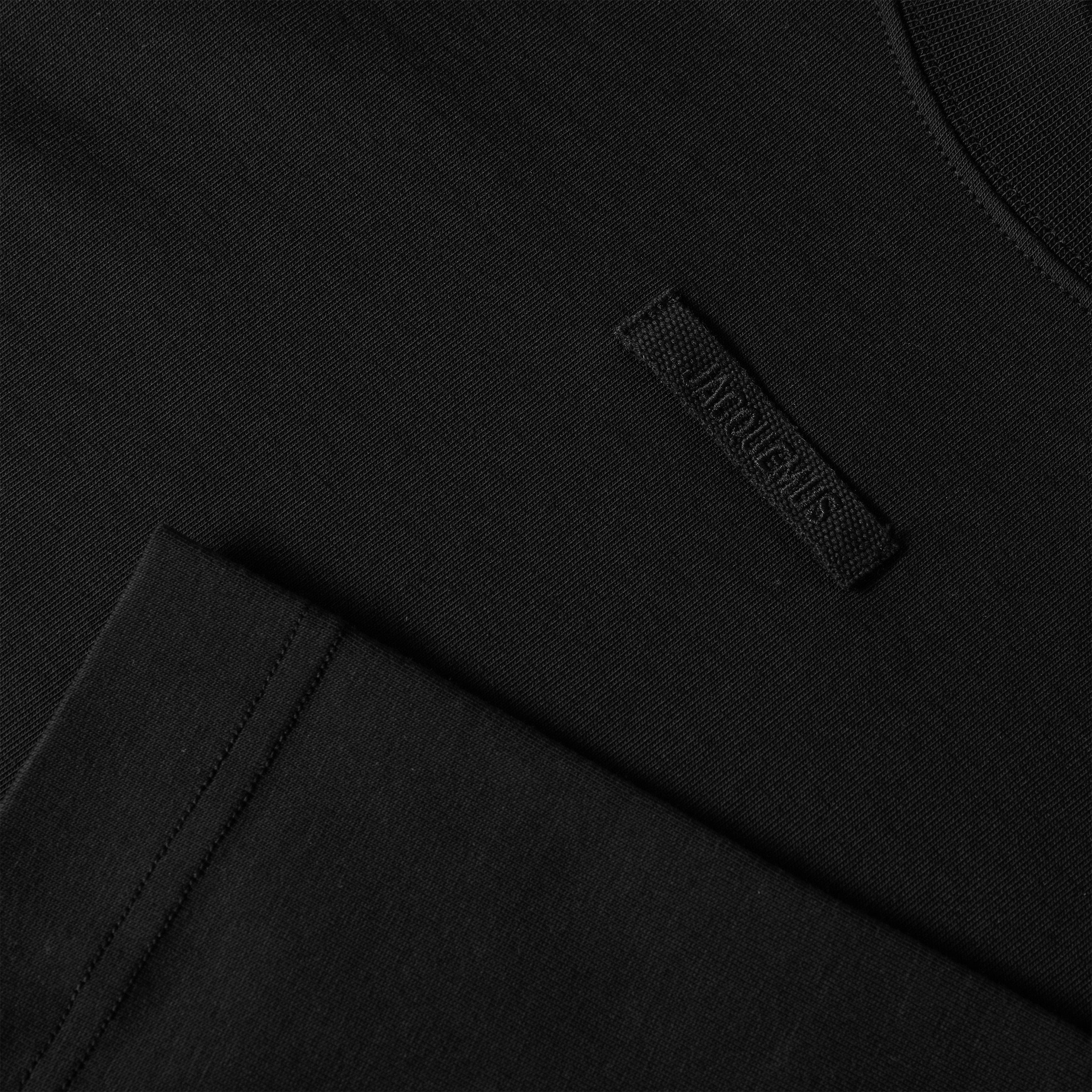 Black - Jacquemus - Women's Le Tshirt Gros ML Long Sleeve Plain Shirt - 3