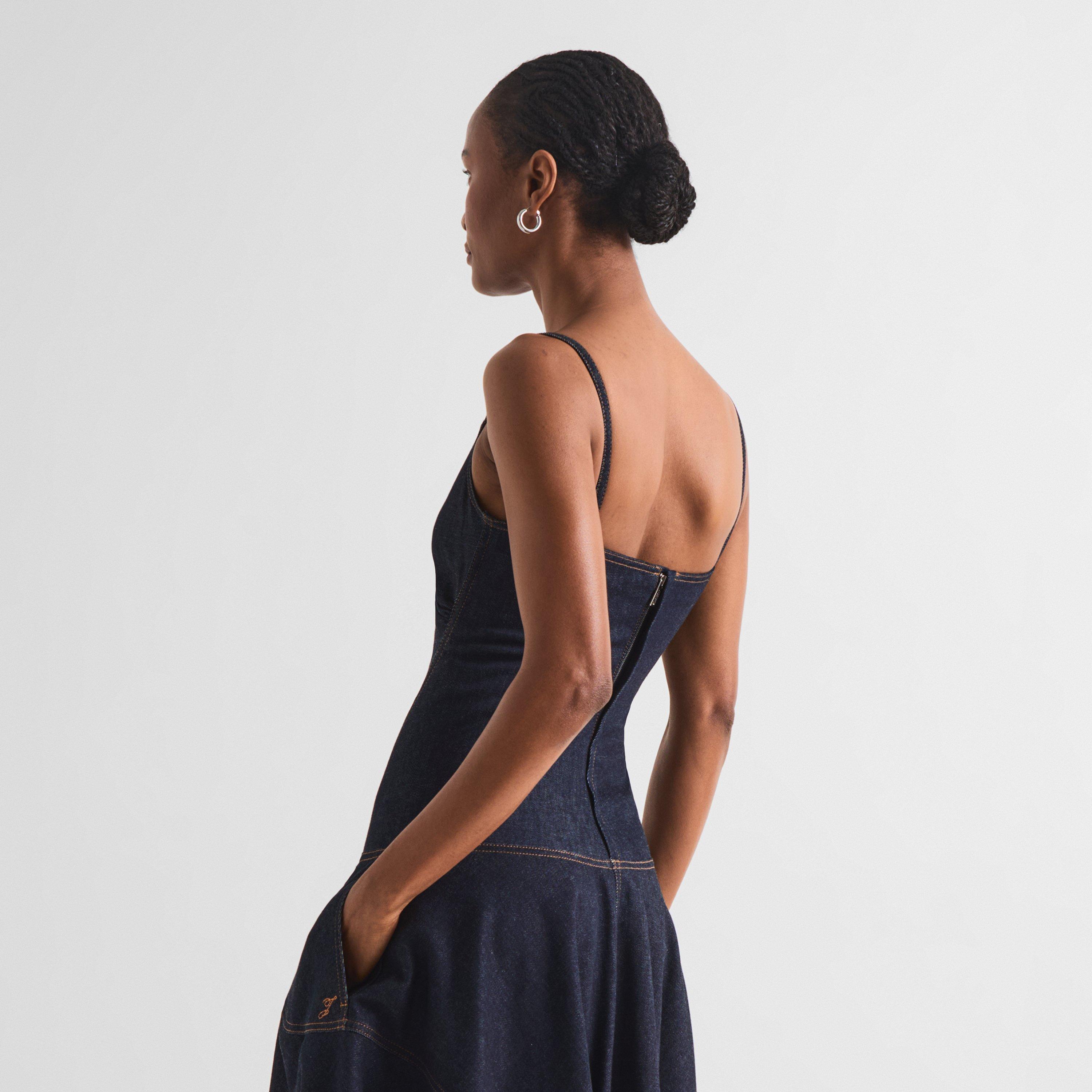 Dark Navy - Jacquemus - Women's La Robe De nimes Pina Skater Dress - 4