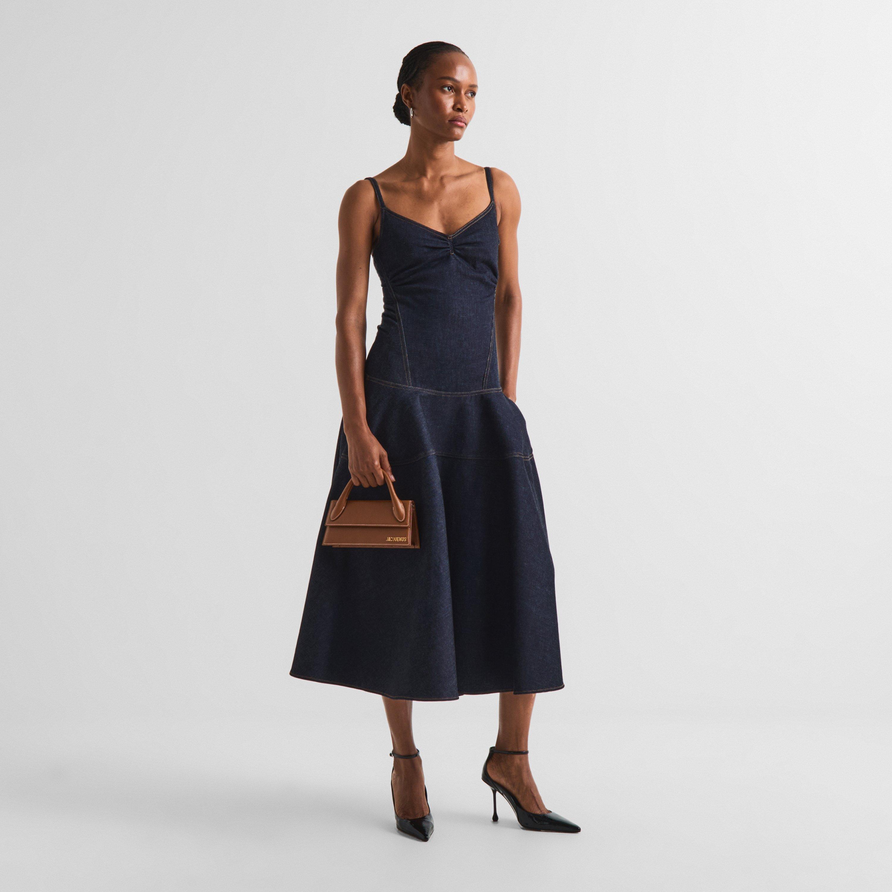 Dark Navy - Jacquemus - Women's La Robe De nimes Pina Skater Dress - 6