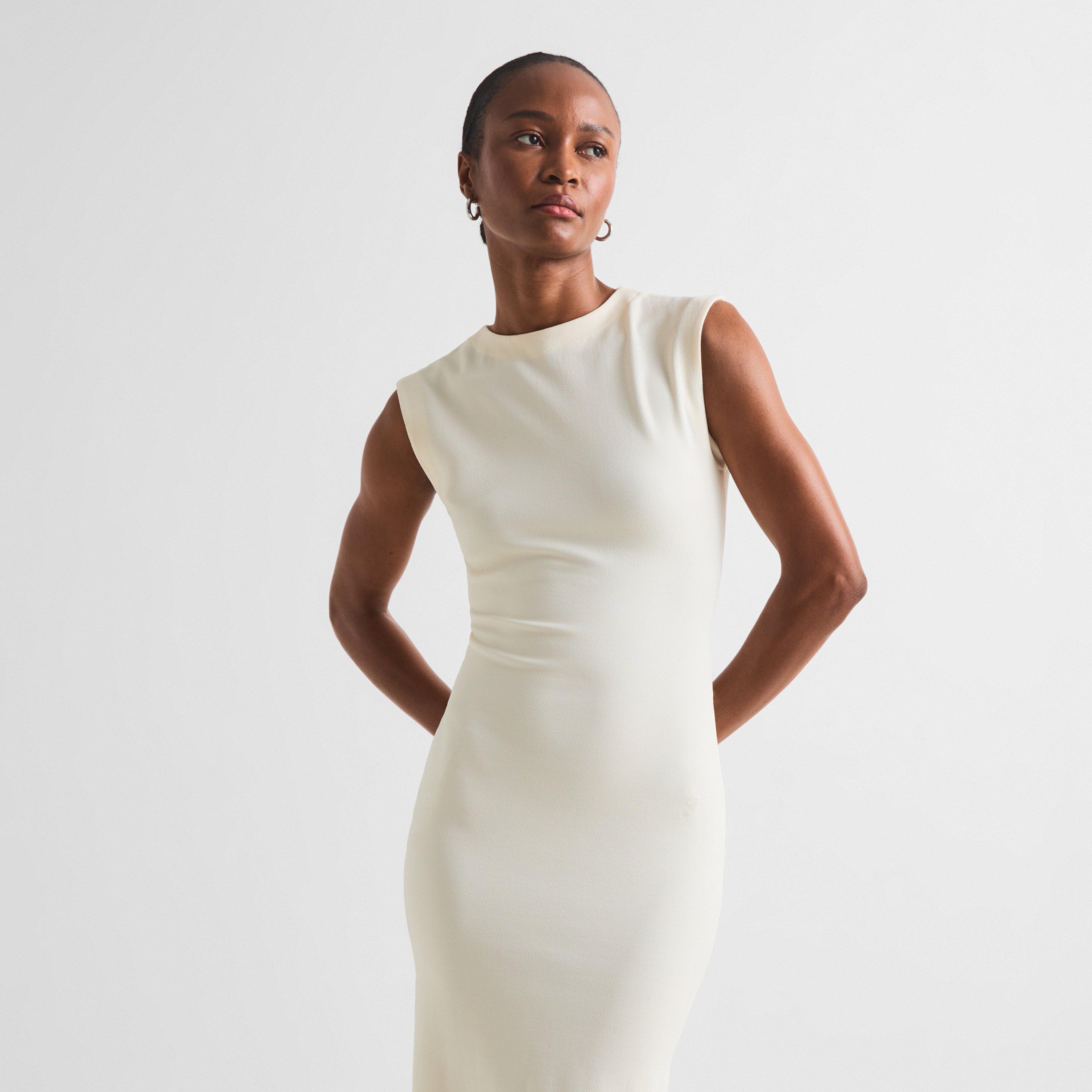 Off White - Jacquemus - Women's La Robe Alba Midi A Line Dress - 3