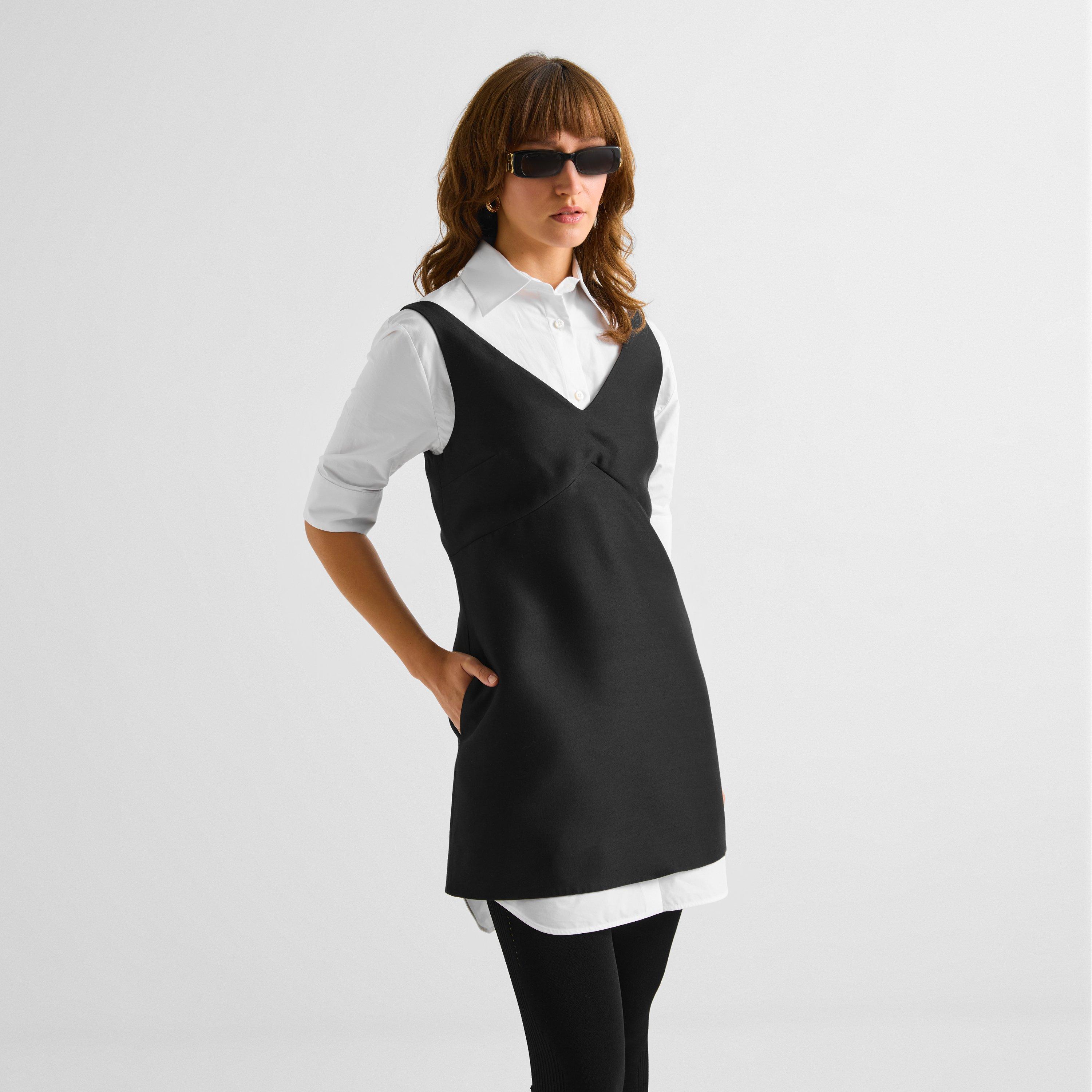 Black - Balenciaga - Bal Shrt Dress Ld64 - 3