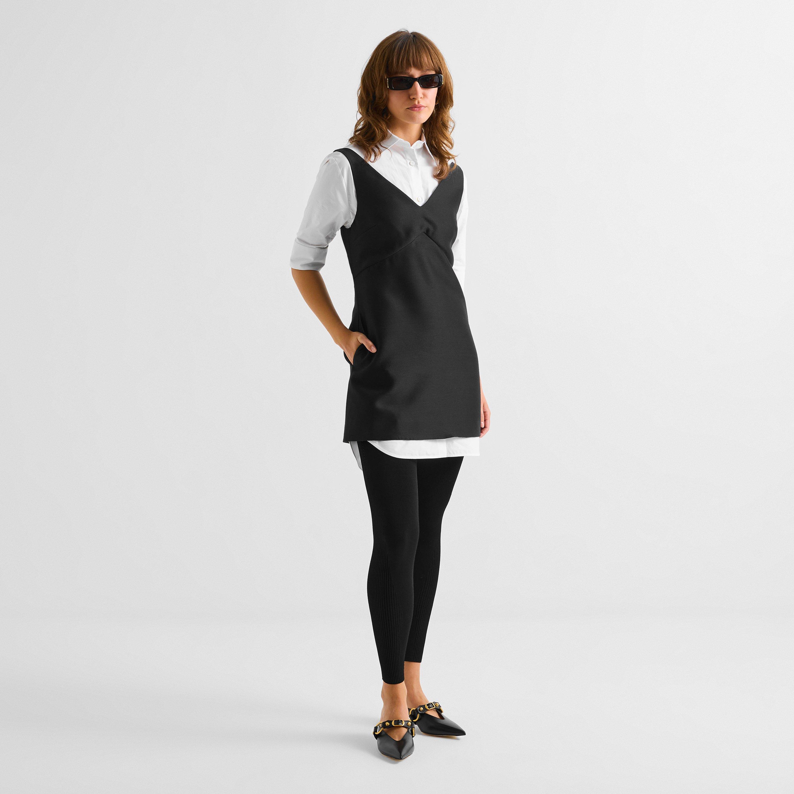 Black - Balenciaga - Bal Shrt Dress Ld64 - 6