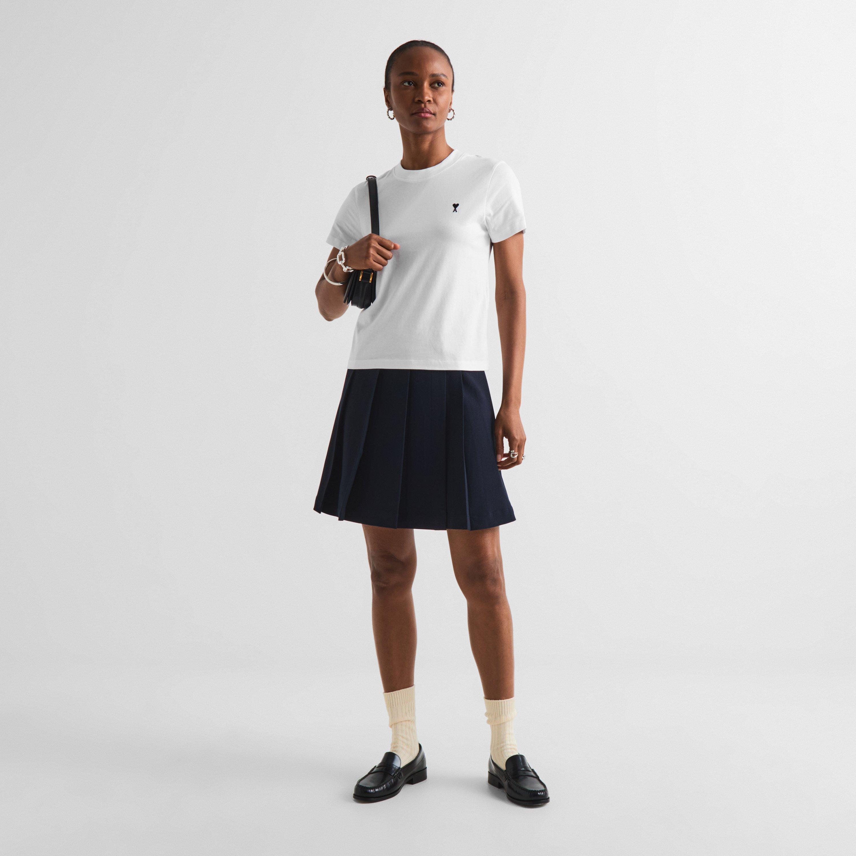 White - Ami Paris - Ami De Coeur Tee Ld05 - 6