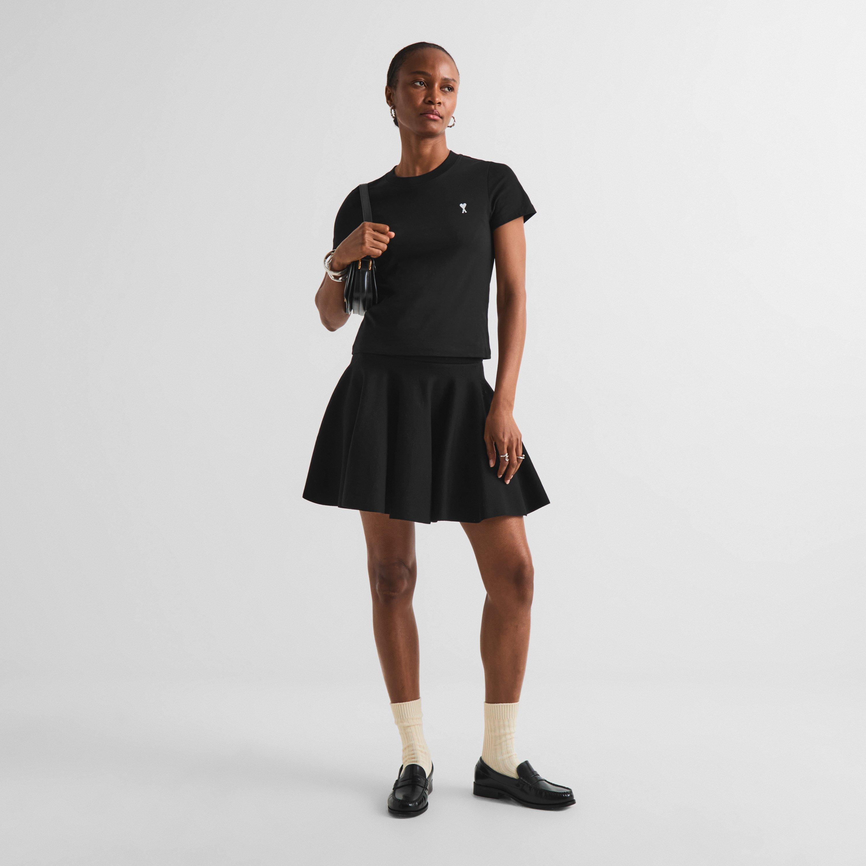 Black - Ami Paris - Ami De Coeur Tee Ld05 - 6