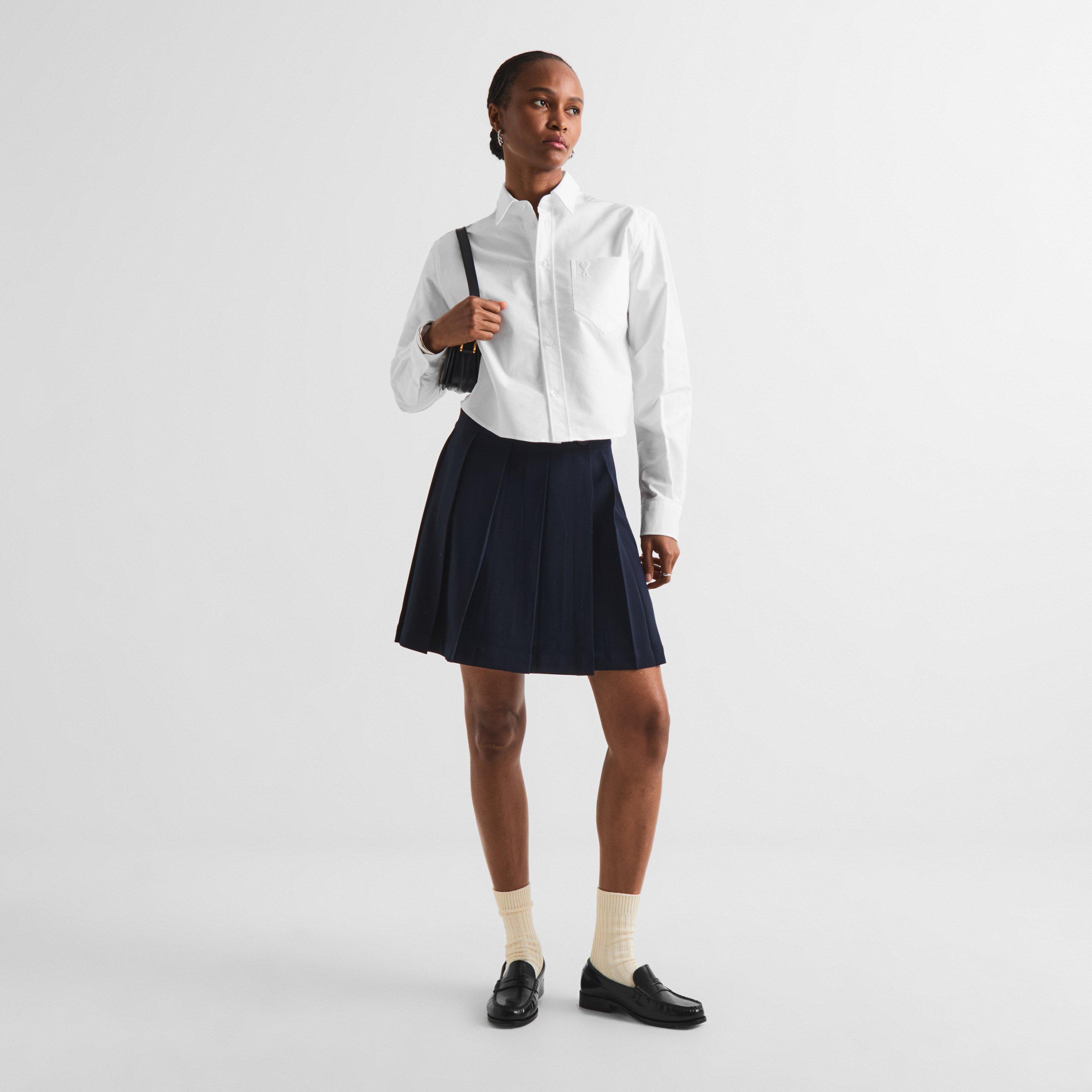 White Neutral - Ami Paris - Ami De Coeur Shirt Ld64 - 6