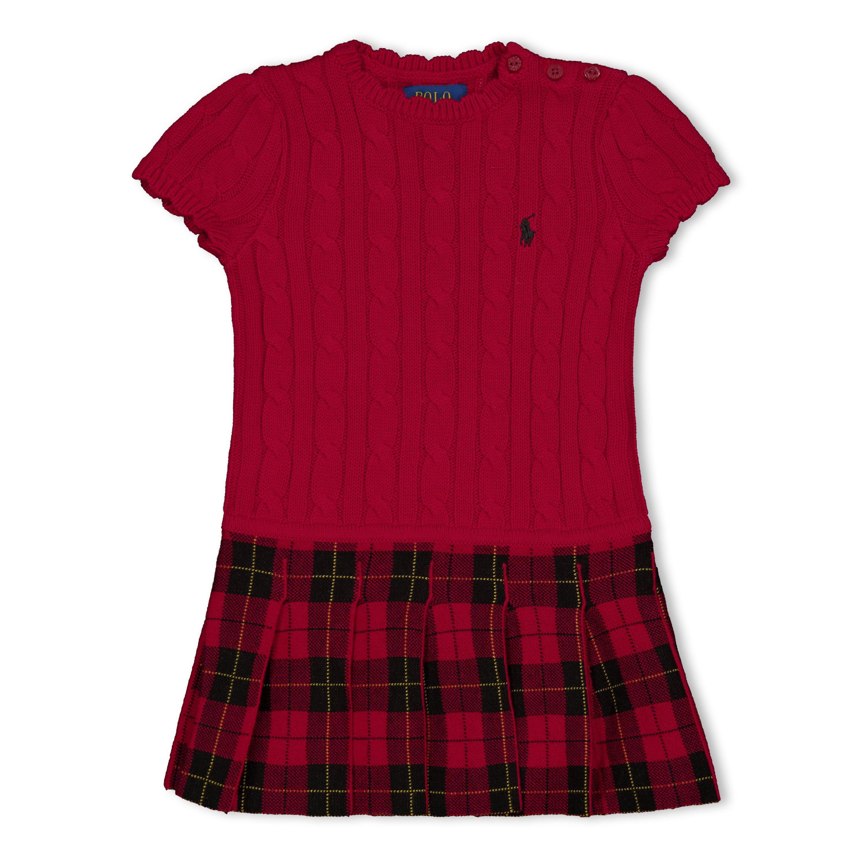 Red Multi - Polo Ralph Lauren - Polo Dress Jn64 - 1