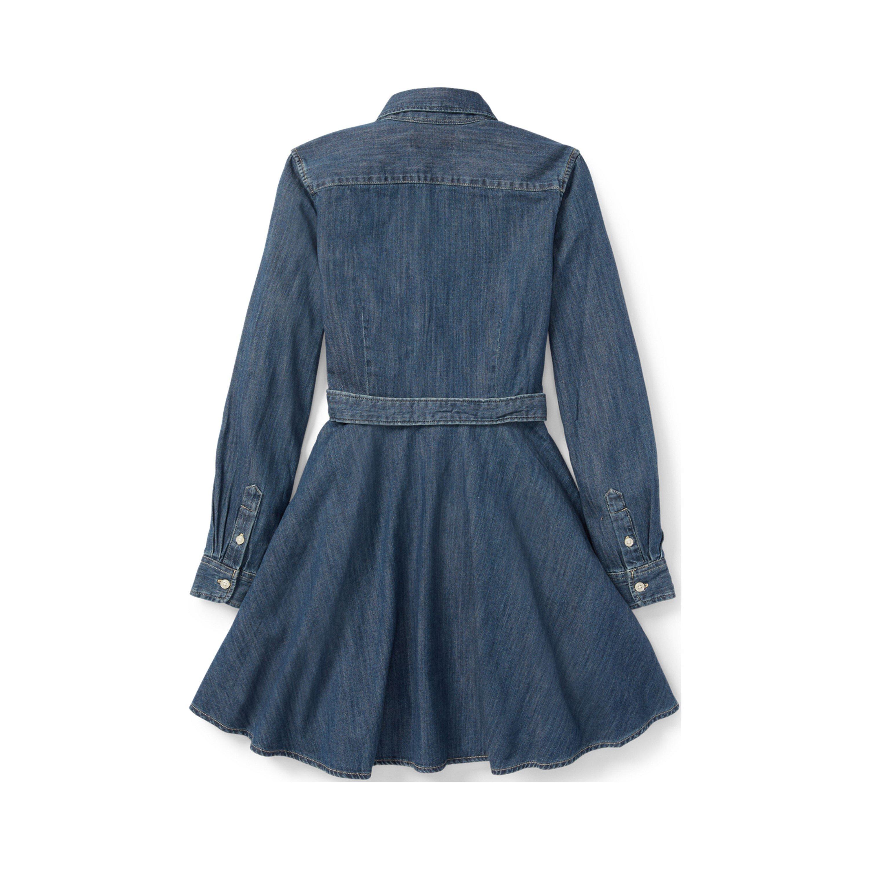 Indigo - Polo Ralph Lauren - Kids' Denim Shirt Dress - 2