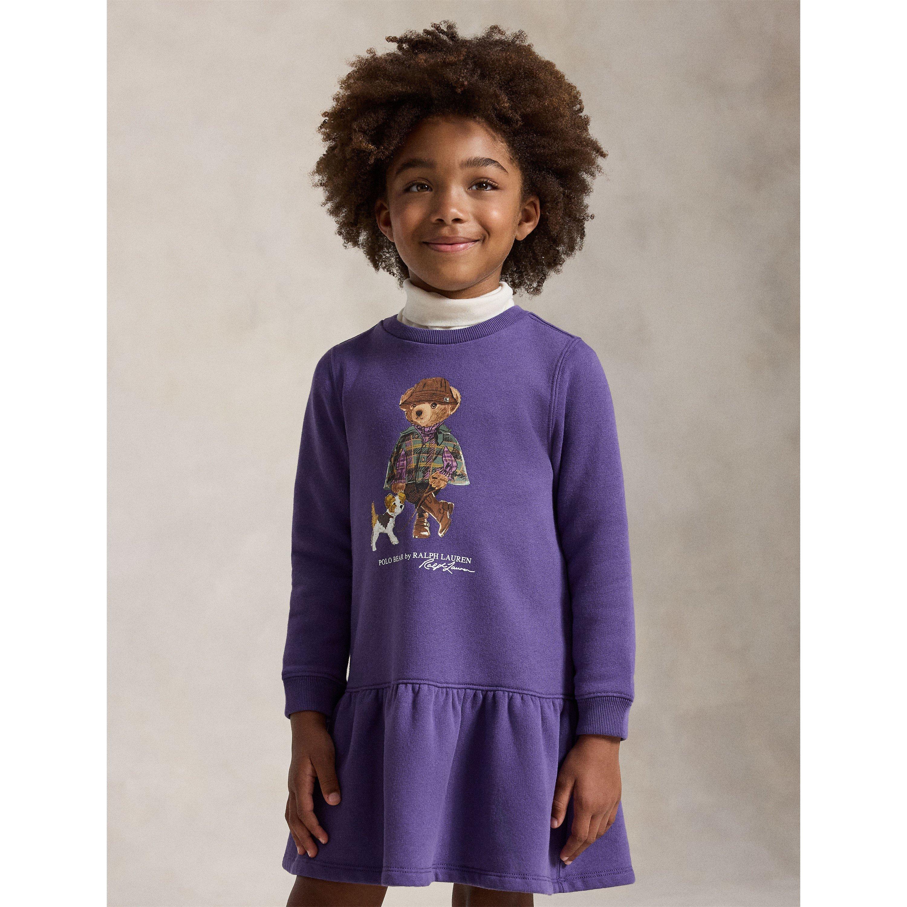 Valley Purple - Polo Ralph Lauren - Polo LS Bear Dress Jn64 - 3