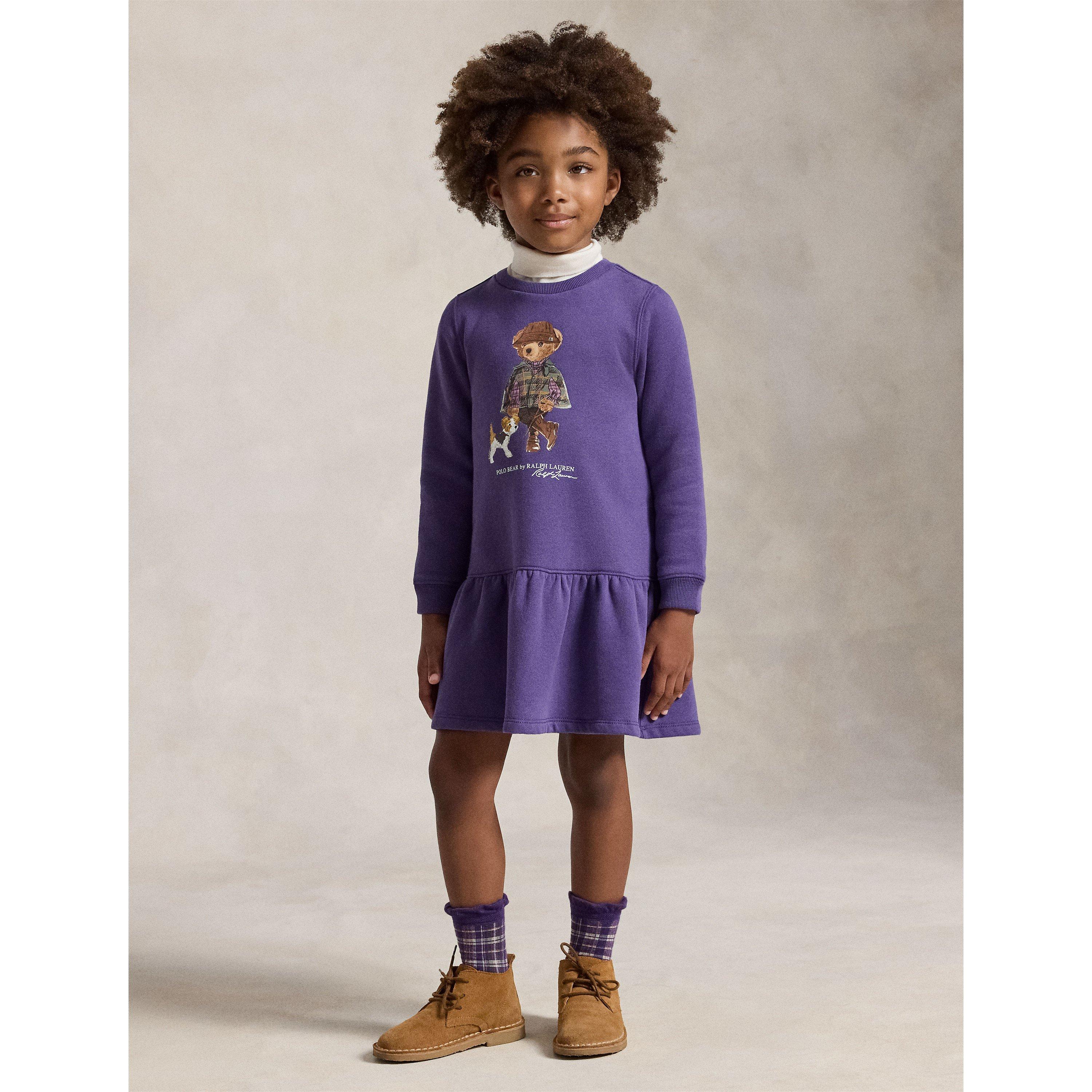 Valley Purple - Polo Ralph Lauren - Polo LS Bear Dress Jn64 - 5