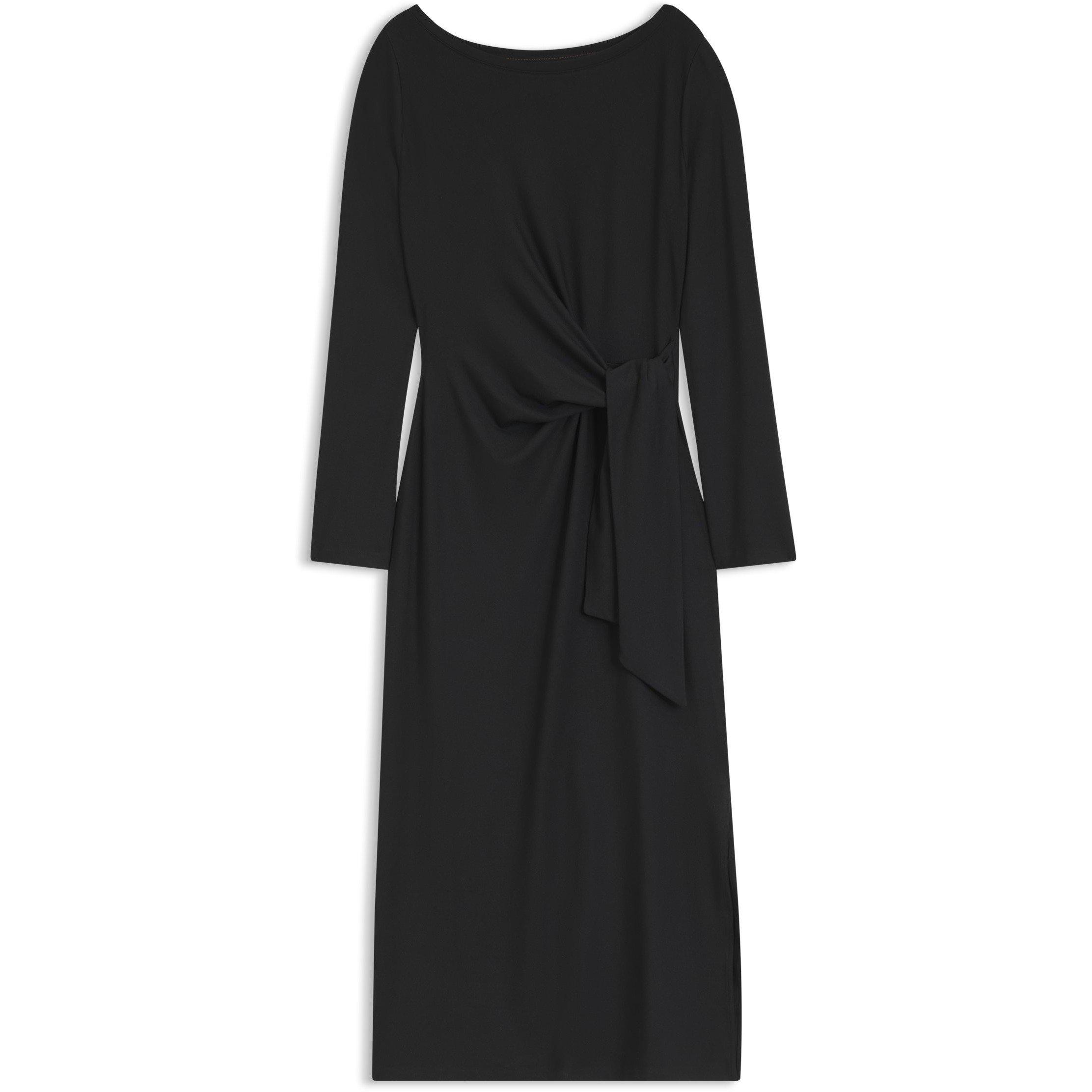 Black 001 - Boss - Boss Erlot Dress Ld64 - 1