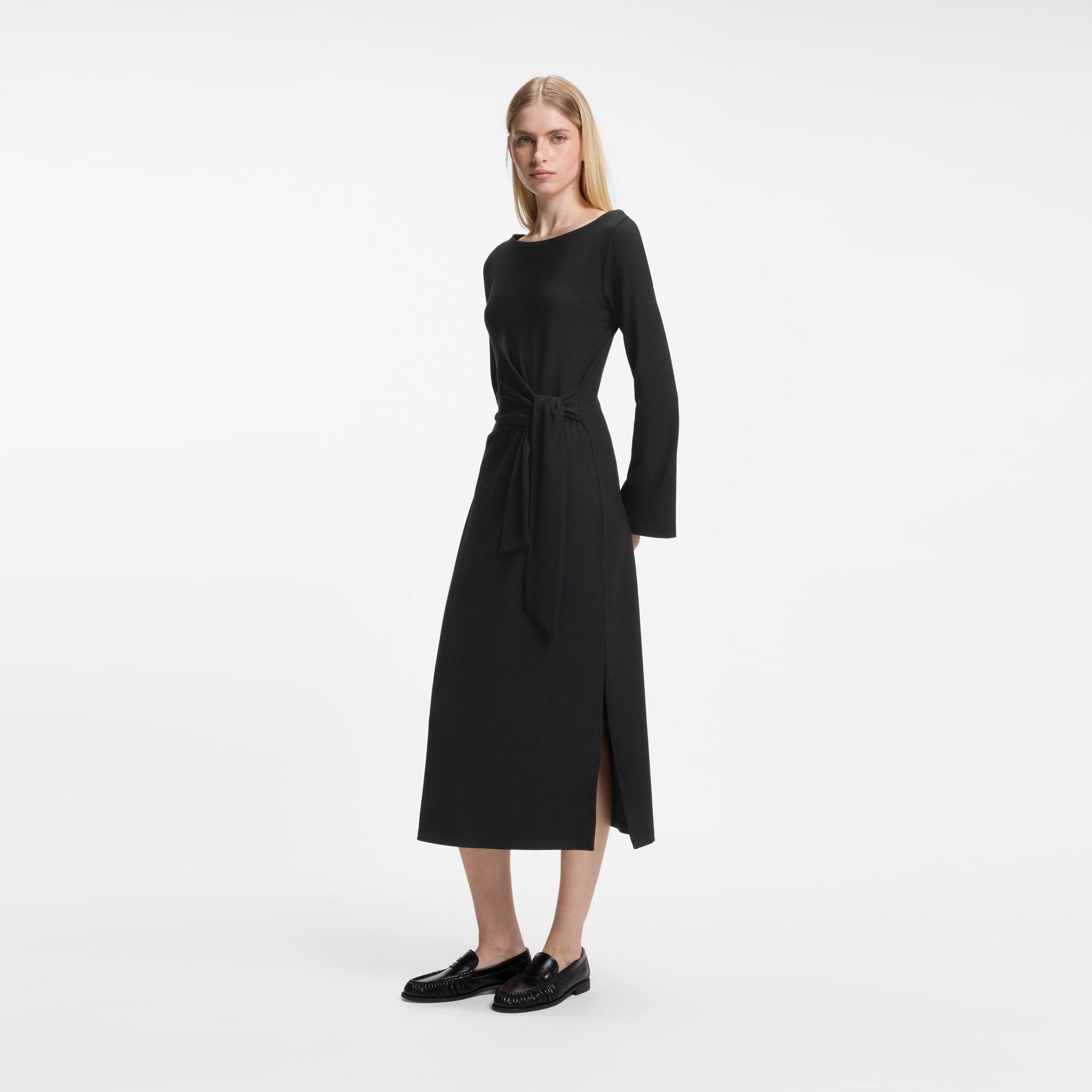 Black 001 - Boss - Boss Erlot Dress Ld64 - 2