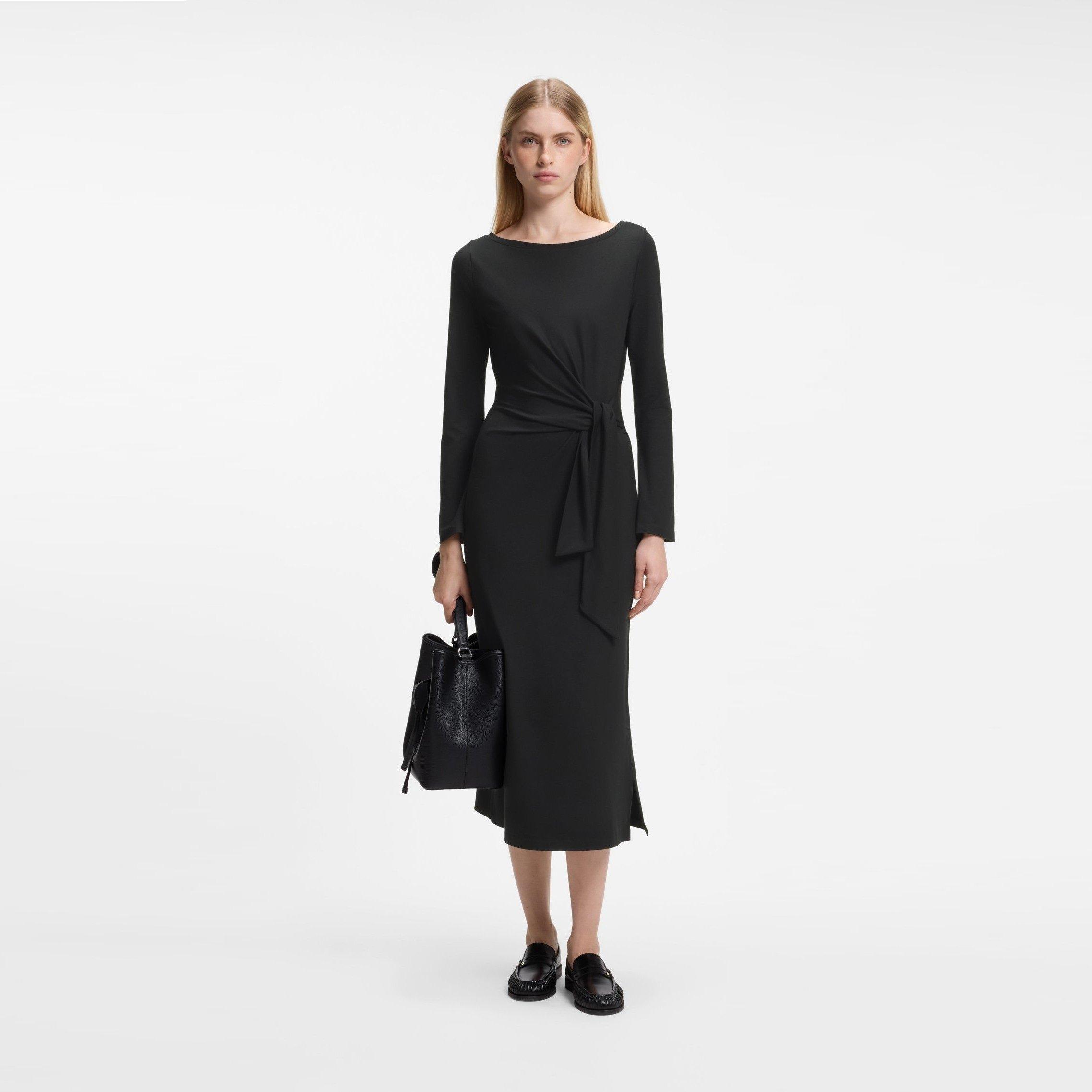 Black 001 - Boss - Boss Erlot Dress Ld64 - 6