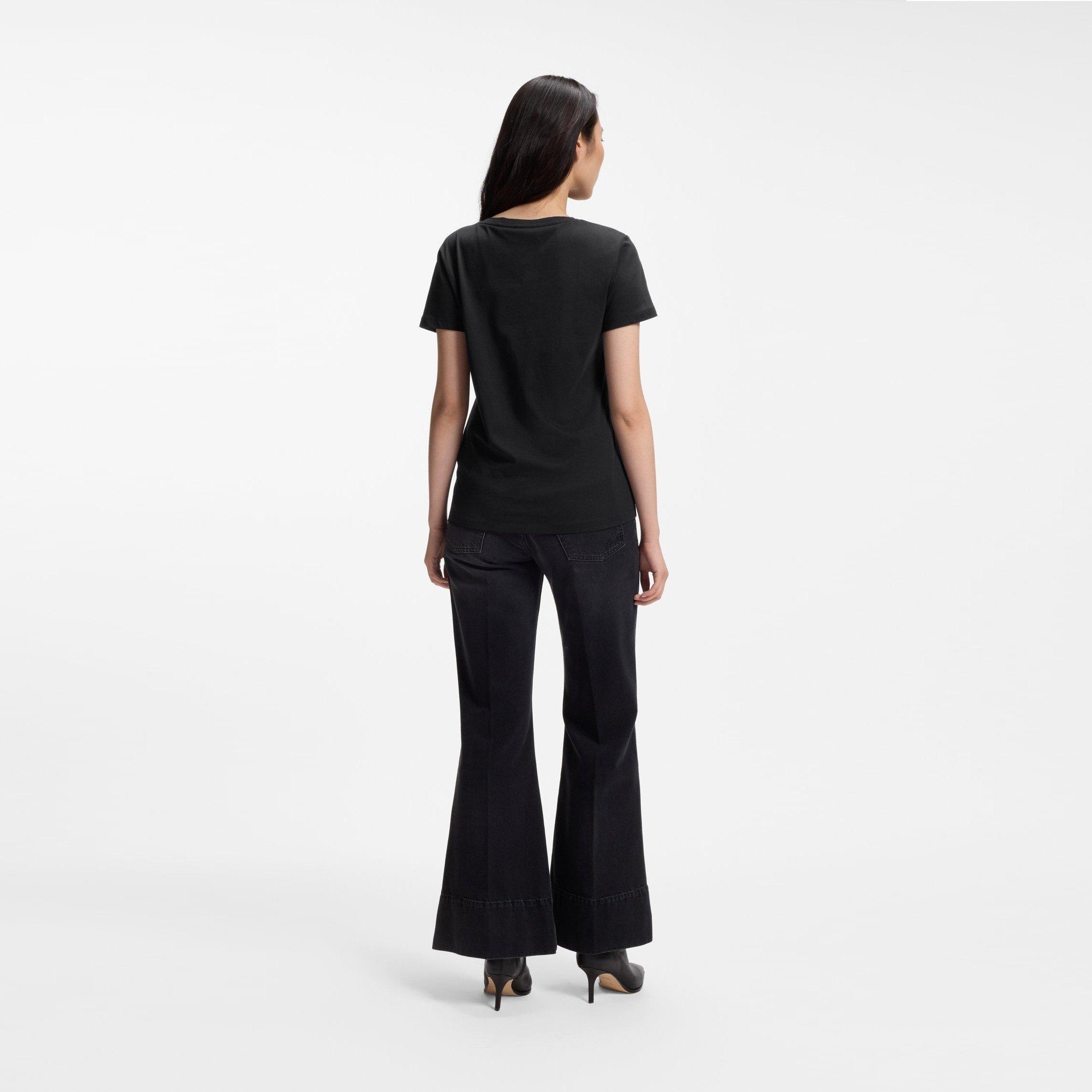 Black 001 - Boss - Boss Elove6 Tee Ld64 - 3