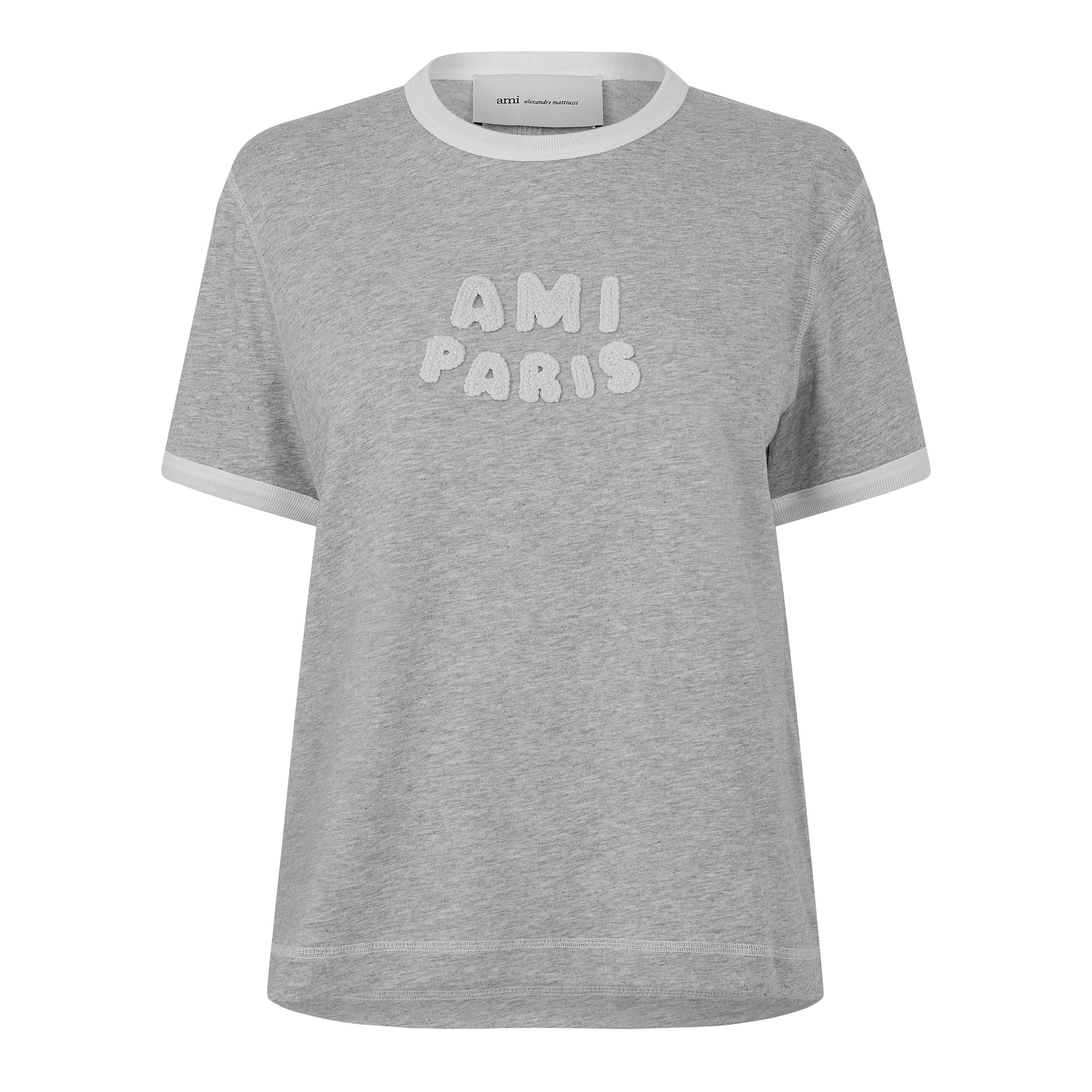 GRIS /BLANC - Ami Paris - Women's SS T-Shirt - 1
