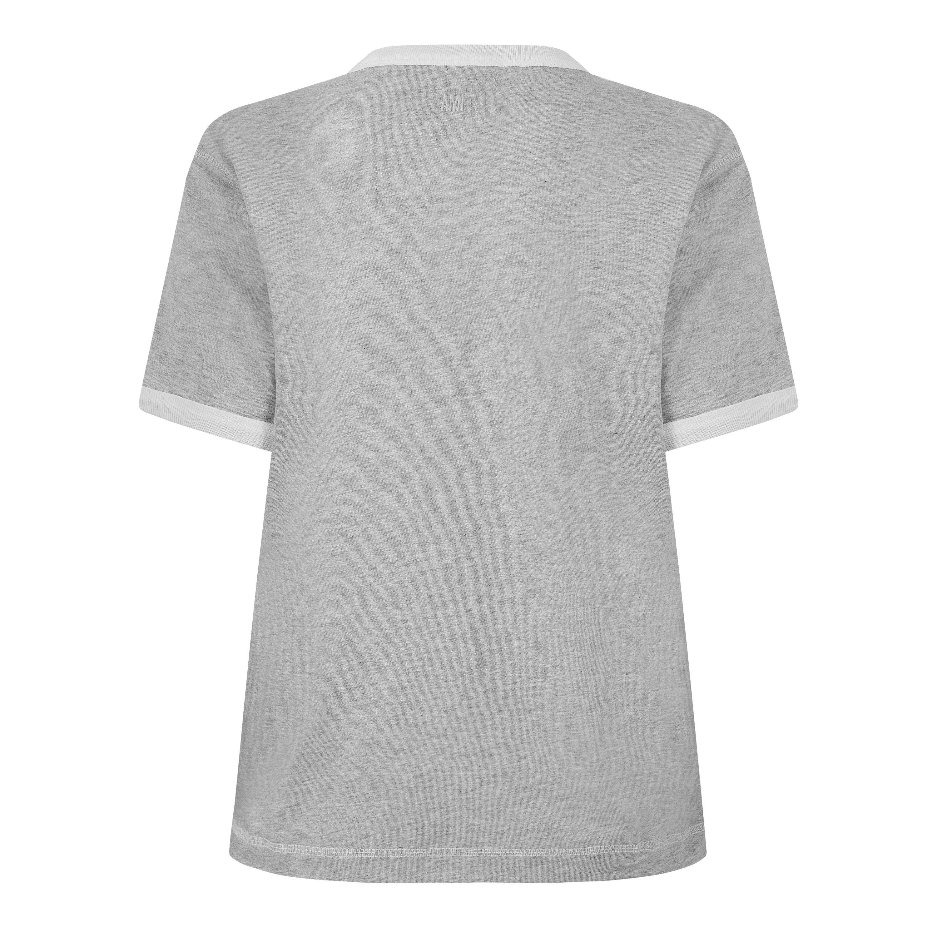 GRIS /BLANC - Ami Paris - Women's SS T-Shirt - 2