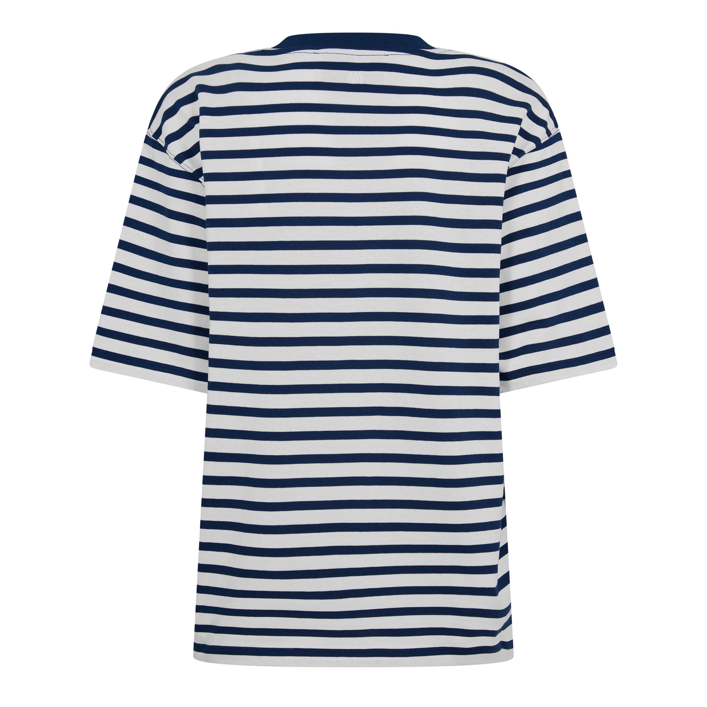 ENCRE/BLANC - Ami Paris - Women's SS Stripe T-Shirt - 2