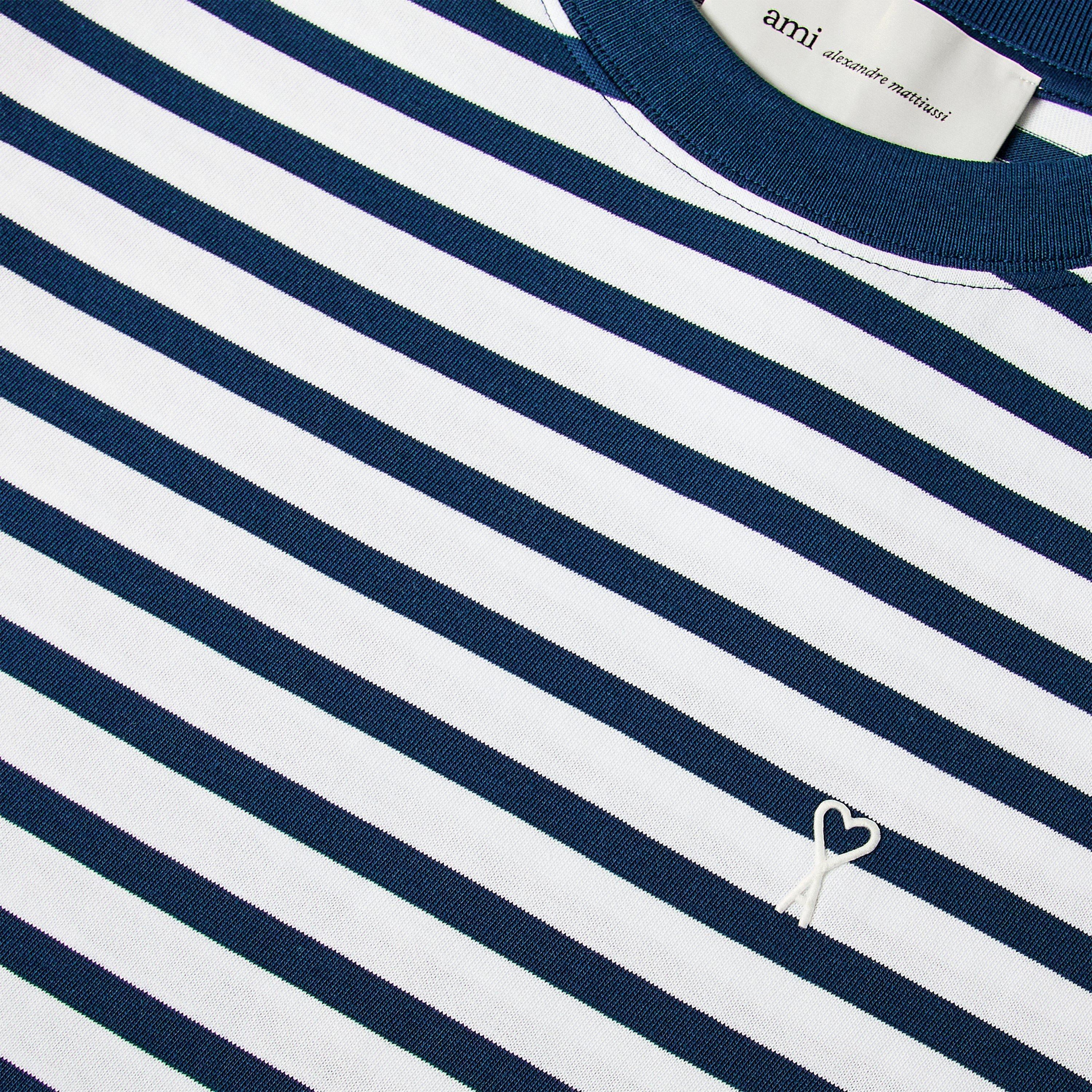 ENCRE/BLANC - Ami Paris - Women's SS Stripe T-Shirt - 5