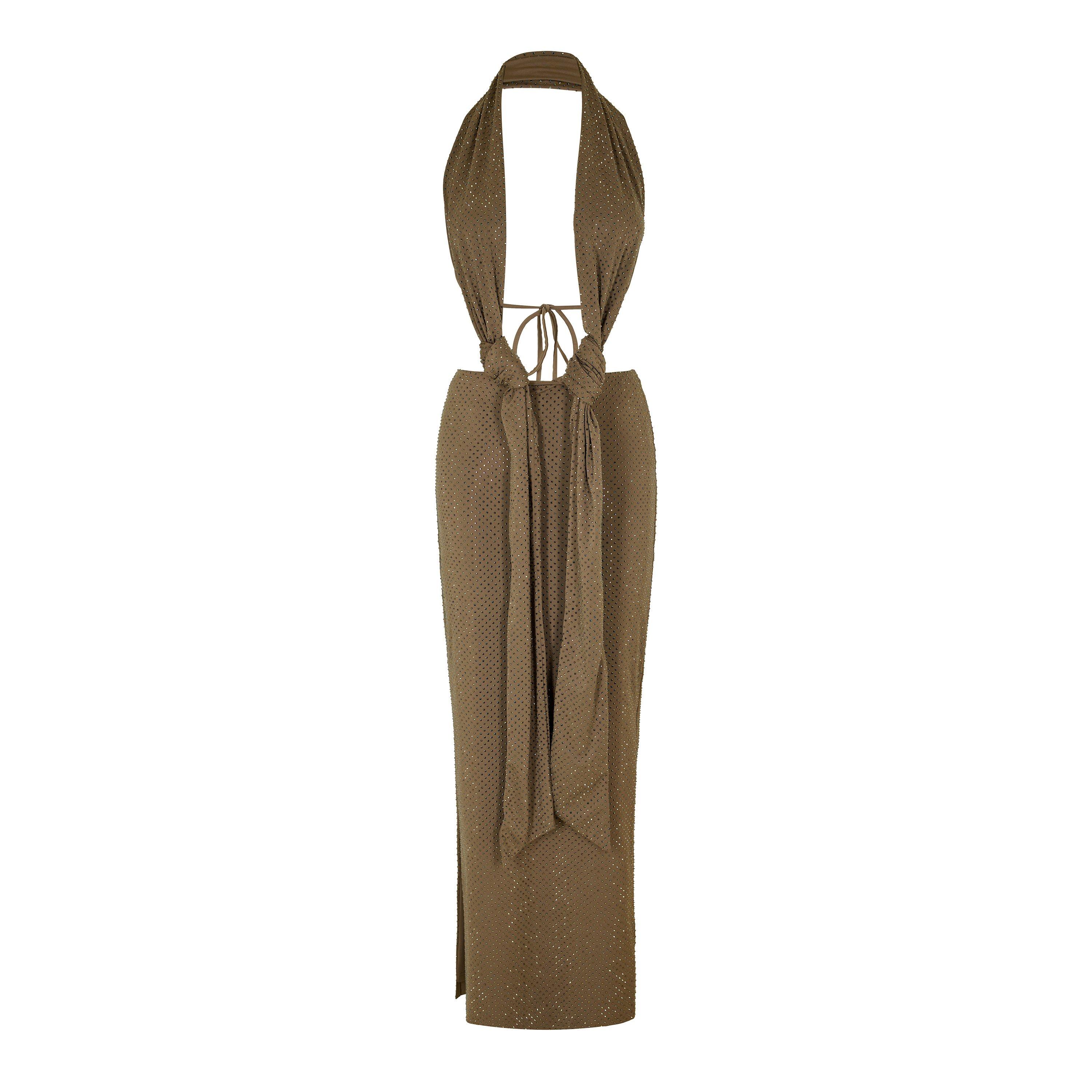 Brown - Mars The Label - Womens Allie Maxi Dress - 1
