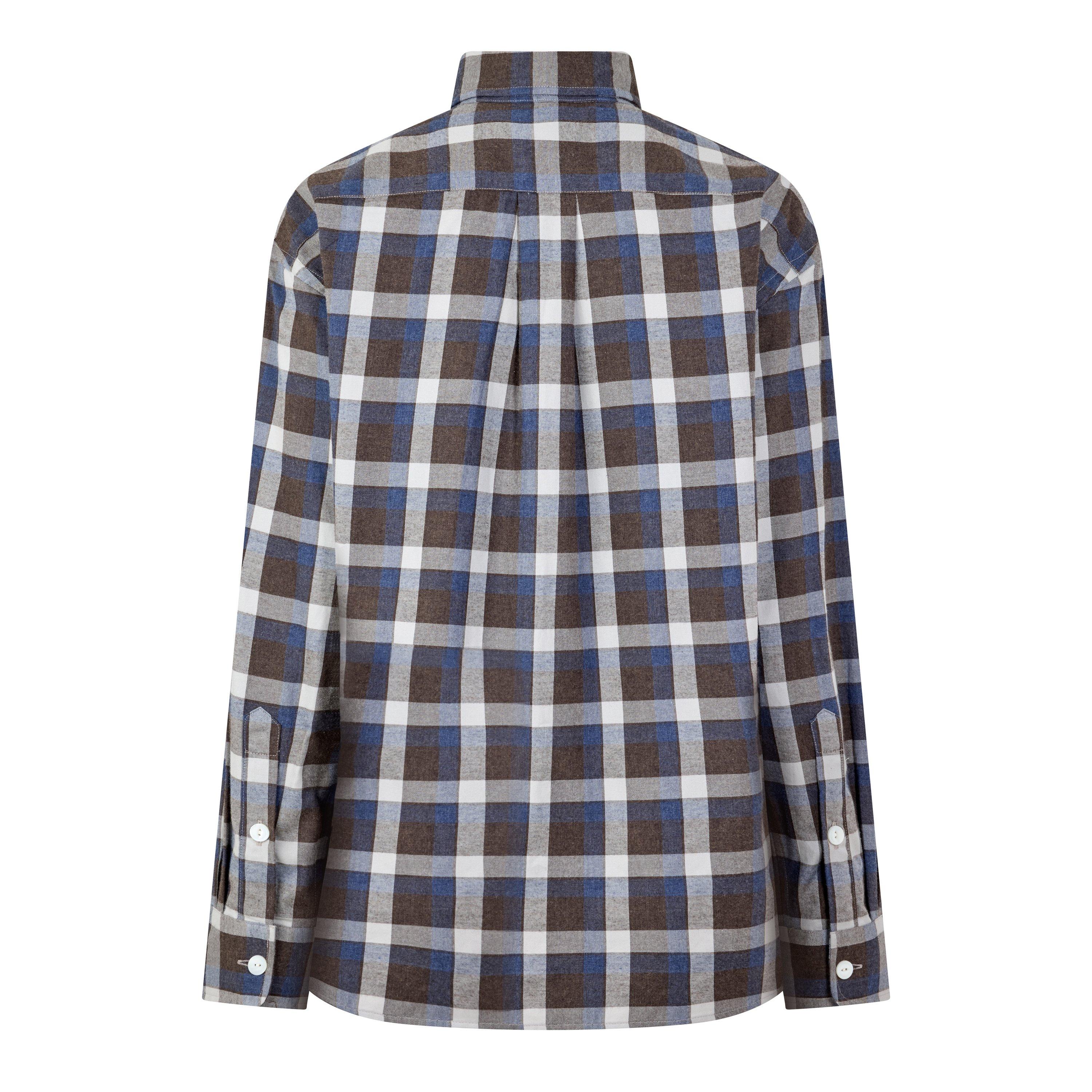 Brown - Polo Ralph Lauren - Women's Check Cotton Long-Sleeve Shirt - 2