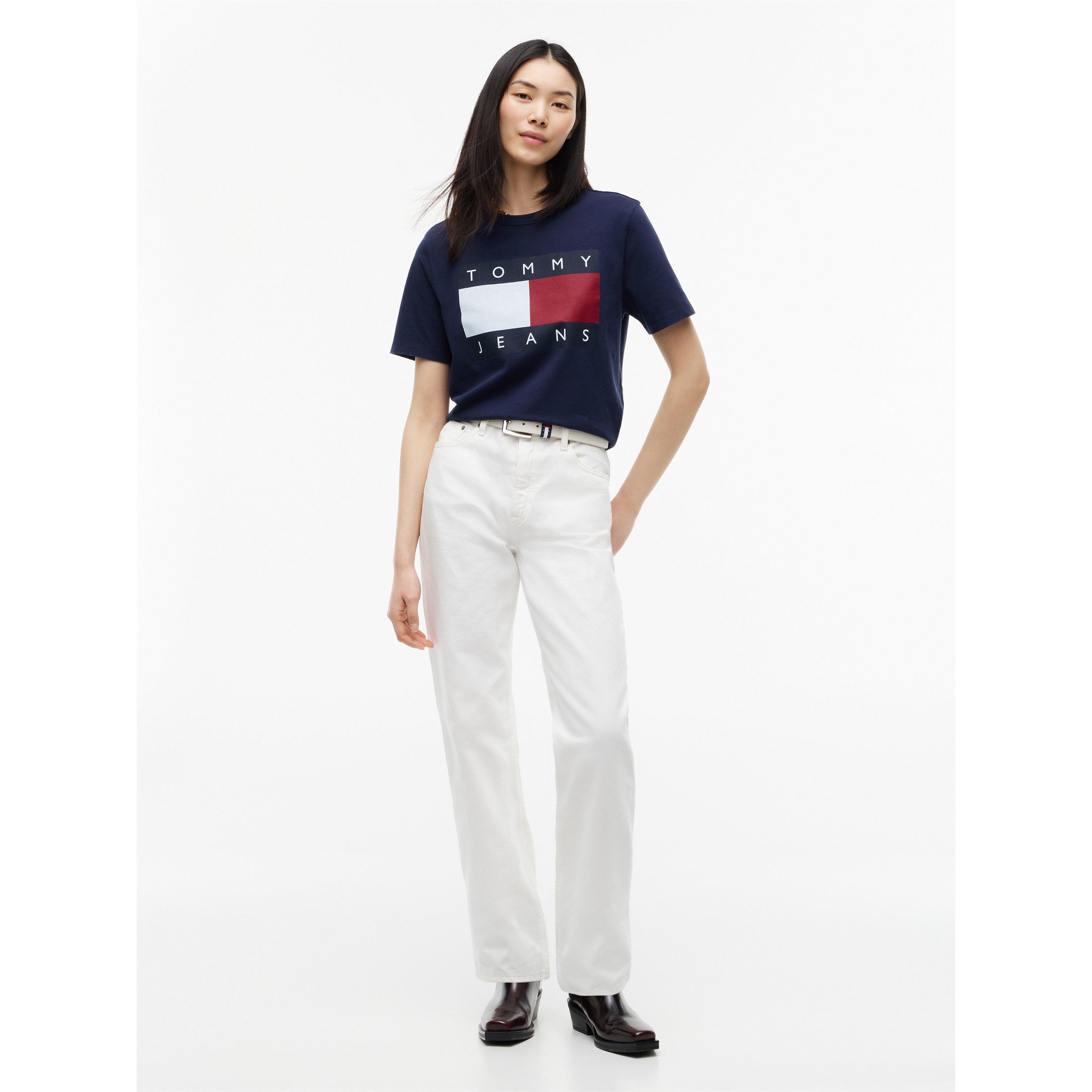Tamno plava - Tommy Jeans - TJ Tjw Bxy Flag Ss T Ld71 - 4